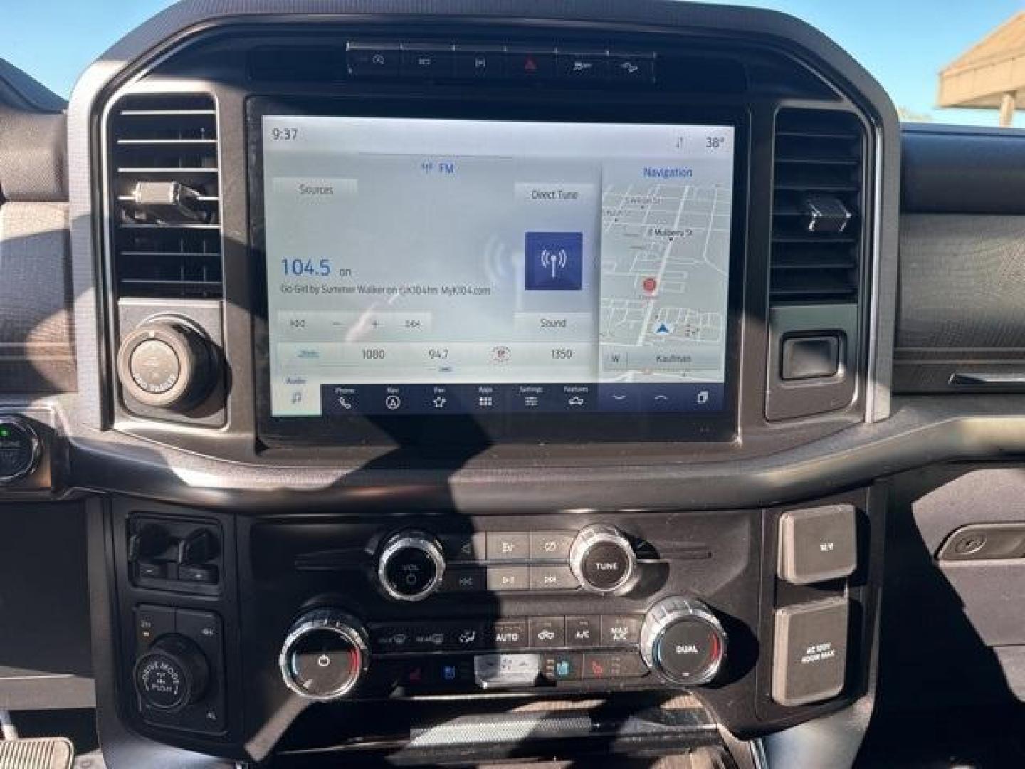 2023 Azure Gray Metallic /Black Ford F-150 Platinum (1FTFW1E8XPF) with an 3.5L V6 EcoBoost engine, Automatic transmission, located at 1105 E Mulberry, Kaufman, TX, 75142, (972) 962-2151, 32.589550, -96.300926 - Azure Gray Metallic 2023 Ford F-150 4D SuperCrew Platinum 4WD 10-Speed Automatic 3.5L V6 EcoBoost 4WD.<br><br><br>Recent Arrival!<br><br><br>Please call Paul Murrey Ford Inc. In Kaufman Texas A Family Dealership Since 1952 Serving the Dallas Fort Worth and East Texas areas for over 70 years. Please - Photo#9