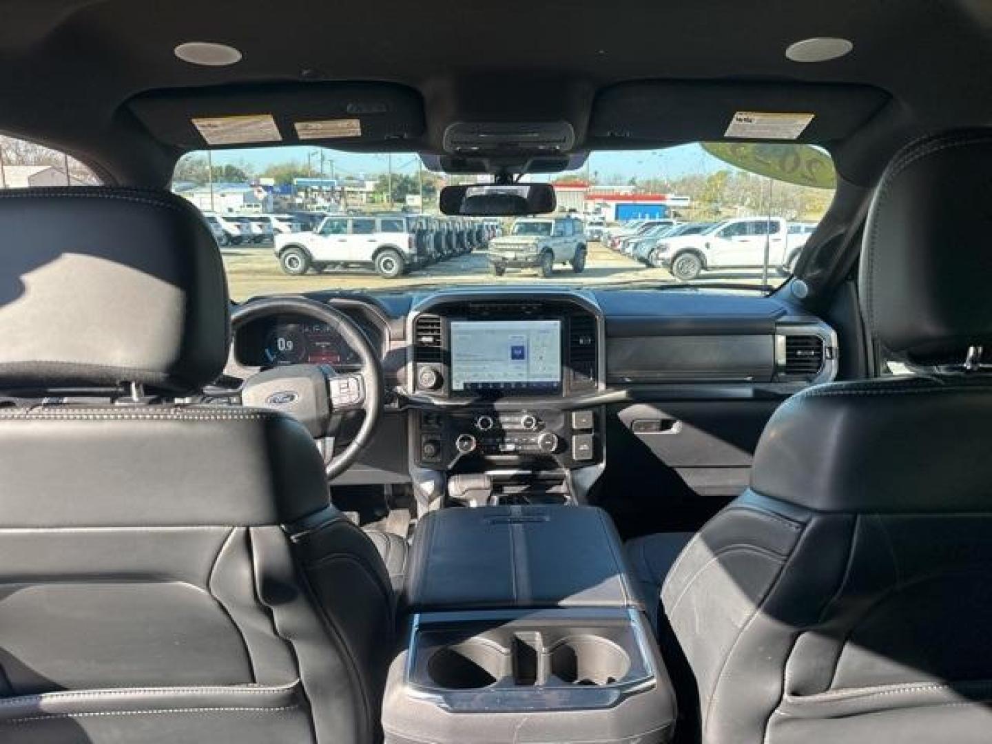 2023 Azure Gray Metallic /Black Ford F-150 Platinum (1FTFW1E8XPF) with an 3.5L V6 EcoBoost engine, Automatic transmission, located at 1105 E Mulberry, Kaufman, TX, 75142, (972) 962-2151, 32.589550, -96.300926 - Azure Gray Metallic 2023 Ford F-150 4D SuperCrew Platinum 4WD 10-Speed Automatic 3.5L V6 EcoBoost 4WD.<br><br><br>Recent Arrival!<br><br><br>Please call Paul Murrey Ford Inc. In Kaufman Texas A Family Dealership Since 1952 Serving the Dallas Fort Worth and East Texas areas for over 70 years. Please - Photo#13