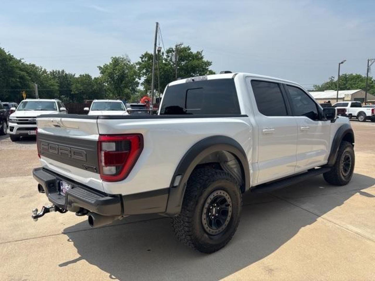 2023 Oxford White /Black Ford F-150 Raptor (1FTFW1RG7PF) with an 3.5L V6 EcoBoost engine, Automatic transmission, located at 1105 E Mulberry, Kaufman, TX, 75142, (972) 962-2151, 32.589550, -96.300926 - Oxford White 2023 Ford F-150 4D SuperCrew Raptor 4WD 10-Speed Automatic 3.5L V6 EcoBoost 4WD. Priced below KBB Fair Purchase Price!<br><br><br>Please call Paul Murrey Ford Inc. In Kaufman Texas A Family Dealership Since 1952 Serving the Dallas Fort Worth and East Texas areas for over 70 years. Pleas - Photo#4