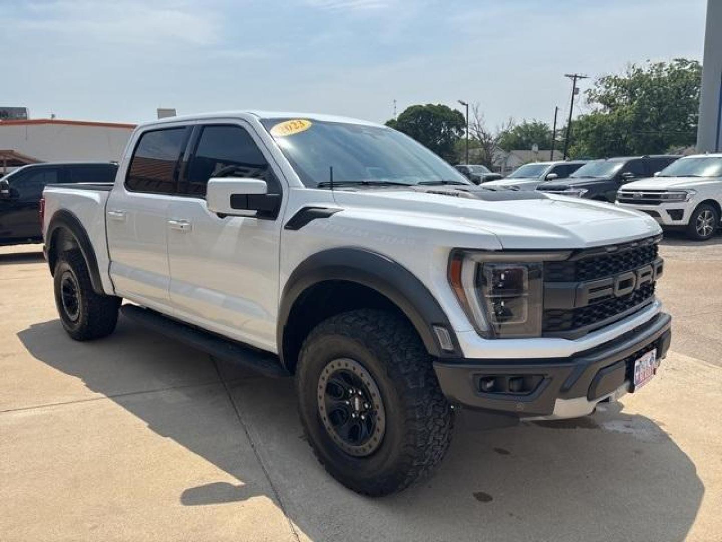 2023 Oxford White /Black Ford F-150 Raptor (1FTFW1RG7PF) with an 3.5L V6 EcoBoost engine, Automatic transmission, located at 1105 E Mulberry, Kaufman, TX, 75142, (972) 962-2151, 32.589550, -96.300926 - Oxford White 2023 Ford F-150 4D SuperCrew Raptor 4WD 10-Speed Automatic 3.5L V6 EcoBoost 4WD. Priced below KBB Fair Purchase Price!<br><br><br>Please call Paul Murrey Ford Inc. In Kaufman Texas A Family Dealership Since 1952 Serving the Dallas Fort Worth and East Texas areas for over 70 years. Pleas - Photo#5