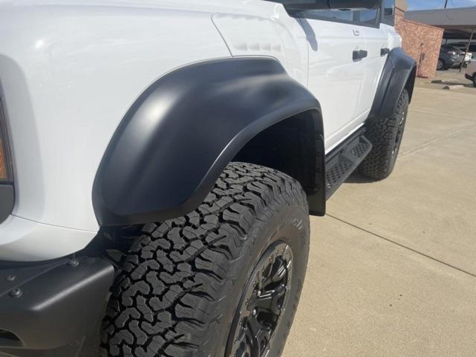 2023 Oxford White /Black Onyx Ford Bronco Raptor (1FMEE5JR0PL) with an 3.0L EcoBoost V6 engine, Automatic transmission, located at 1105 E Mulberry, Kaufman, TX, 75142, (972) 962-2151, 32.589550, -96.300926 - Oxford White 2023 Ford Bronco 4D Sport Utility Raptor 4WD 10-Speed Automatic 3.0L EcoBoost V6<br><br><br>Please call Paul Murrey Ford Inc. In Kaufman Texas A Family Dealership Since 1952 Serving the Dallas Fort Worth and East Texas areas for over 70 years. Please call 972-962-2151 www.murreyford.com - Photo #10