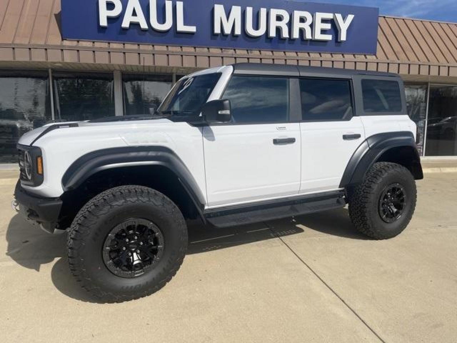 2023 Oxford White /Black Onyx Ford Bronco Raptor (1FMEE5JR0PL) with an 3.0L EcoBoost V6 engine, Automatic transmission, located at 1105 E Mulberry, Kaufman, TX, 75142, (972) 962-2151, 32.589550, -96.300926 - Oxford White 2023 Ford Bronco 4D Sport Utility Raptor 4WD 10-Speed Automatic 3.0L EcoBoost V6<br><br><br>Please call Paul Murrey Ford Inc. In Kaufman Texas A Family Dealership Since 1952 Serving the Dallas Fort Worth and East Texas areas for over 70 years. Please call 972-962-2151 www.murreyford.com - Photo #2