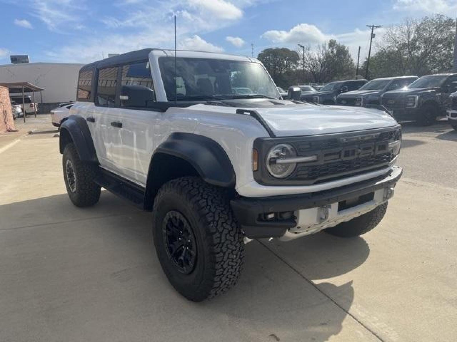 2023 Oxford White /Black Onyx Ford Bronco Raptor (1FMEE5JR0PL) with an 3.0L EcoBoost V6 engine, Automatic transmission, located at 1105 E Mulberry, Kaufman, TX, 75142, (972) 962-2151, 32.589550, -96.300926 - Oxford White 2023 Ford Bronco 4D Sport Utility Raptor 4WD 10-Speed Automatic 3.0L EcoBoost V6<br><br><br>Please call Paul Murrey Ford Inc. In Kaufman Texas A Family Dealership Since 1952 Serving the Dallas Fort Worth and East Texas areas for over 70 years. Please call 972-962-2151 www.murreyford.com - Photo #7