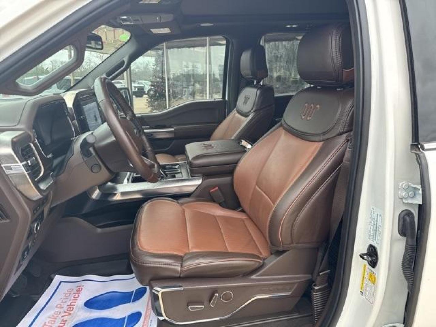 2023 Star White Metallic Tri-Coat /Java Ford F-150 King Ranch (1FTFW1E83PF) with an 3.5L V6 EcoBoost engine, Automatic transmission, located at 1105 E Mulberry, Kaufman, TX, 75142, (972) 962-2151, 32.589550, -96.300926 - Photo#8