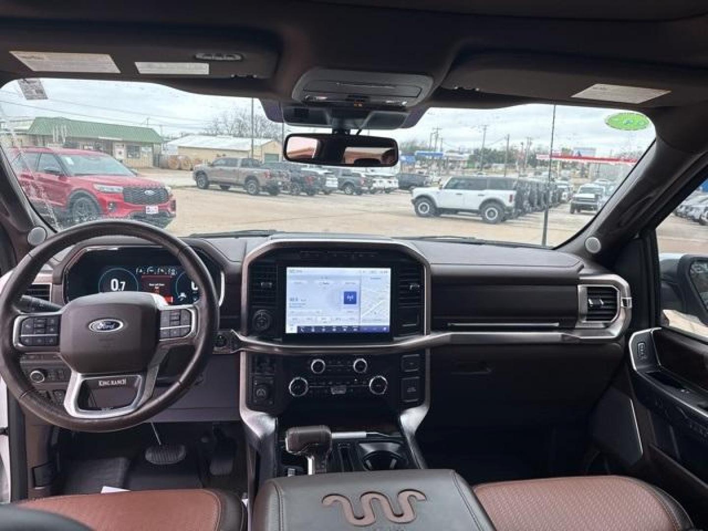 2023 Star White Metallic Tri-Coat /Java Ford F-150 King Ranch (1FTFW1E83PF) with an 3.5L V6 EcoBoost engine, Automatic transmission, located at 1105 E Mulberry, Kaufman, TX, 75142, (972) 962-2151, 32.589550, -96.300926 - Photo#12