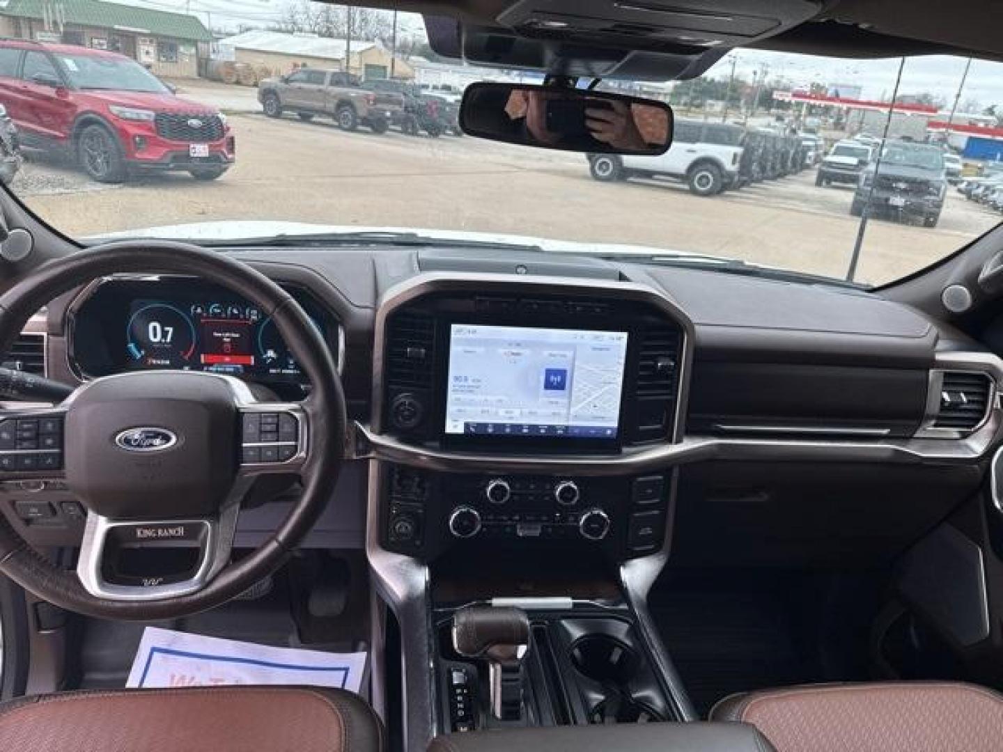 2023 Star White Metallic Tri-Coat /Java Ford F-150 King Ranch (1FTFW1E83PF) with an 3.5L V6 EcoBoost engine, Automatic transmission, located at 1105 E Mulberry, Kaufman, TX, 75142, (972) 962-2151, 32.589550, -96.300926 - Photo#16