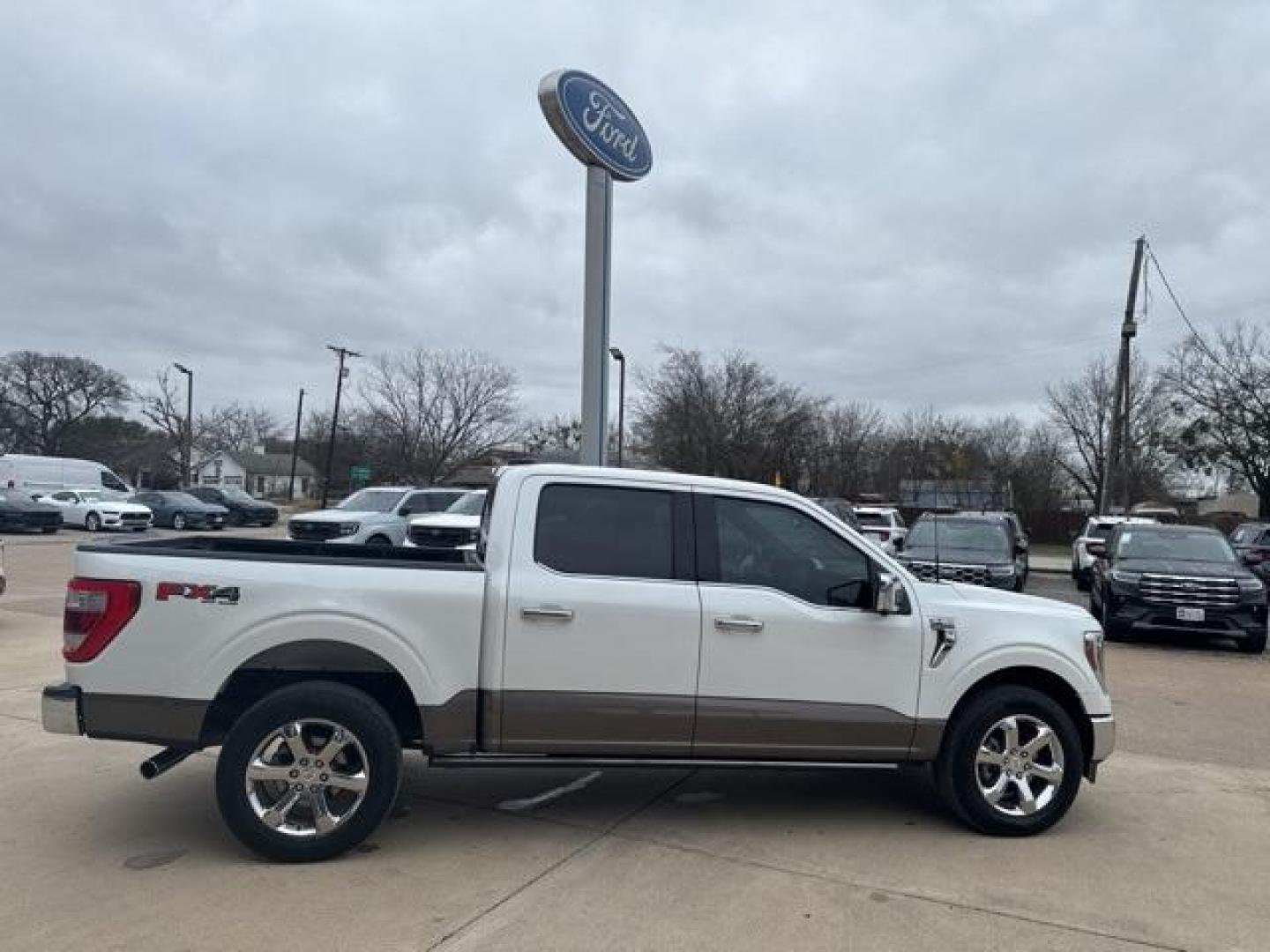 2023 Star White Metallic Tri-Coat /Java Ford F-150 King Ranch (1FTFW1E83PF) with an 3.5L V6 EcoBoost engine, Automatic transmission, located at 1105 E Mulberry, Kaufman, TX, 75142, (972) 962-2151, 32.589550, -96.300926 - Photo#23