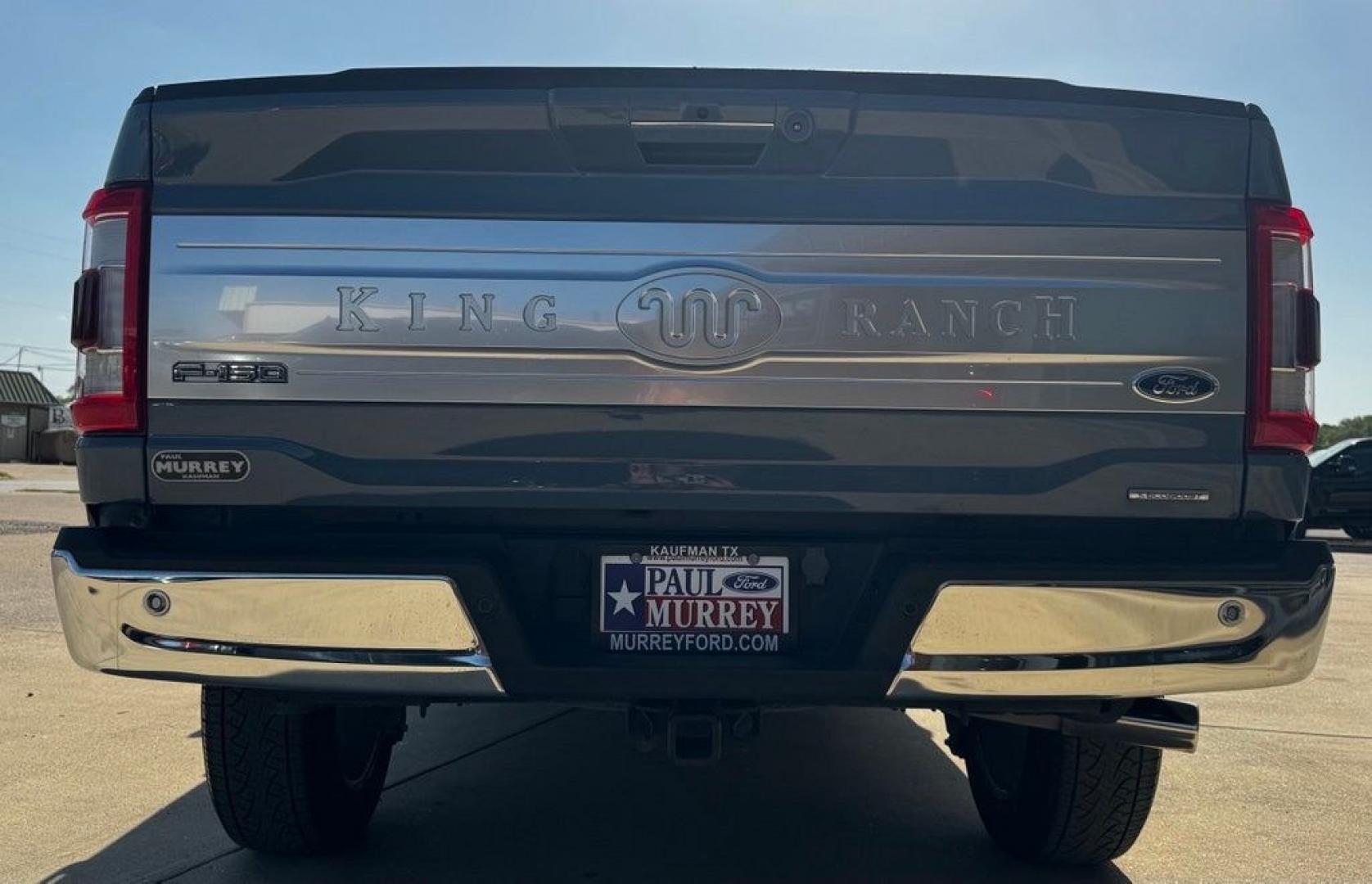 2023 Azure Gray Metallic /Java Ford F-150 King Ranch (1FTFW1E82PF) with an 3.5L V6 EcoBoost engine, Automatic transmission, located at 1105 E Mulberry, Kaufman, TX, 75142, (972) 962-2151, 32.589550, -96.300926 - Azure Gray Metallic 2023 Ford F-150 4D SuperCrew King Ranch 4WD 10-Speed Automatic 3.5L V6 EcoBoost 4WD.<br><br><br>Recent Arrival! Odometer is 9636 miles below market average!<br><br><br>Please call Paul Murrey Ford Inc. In Kaufman Texas A Family Dealership Since 1952 Serving the Dallas Fort Worth- Photo#7