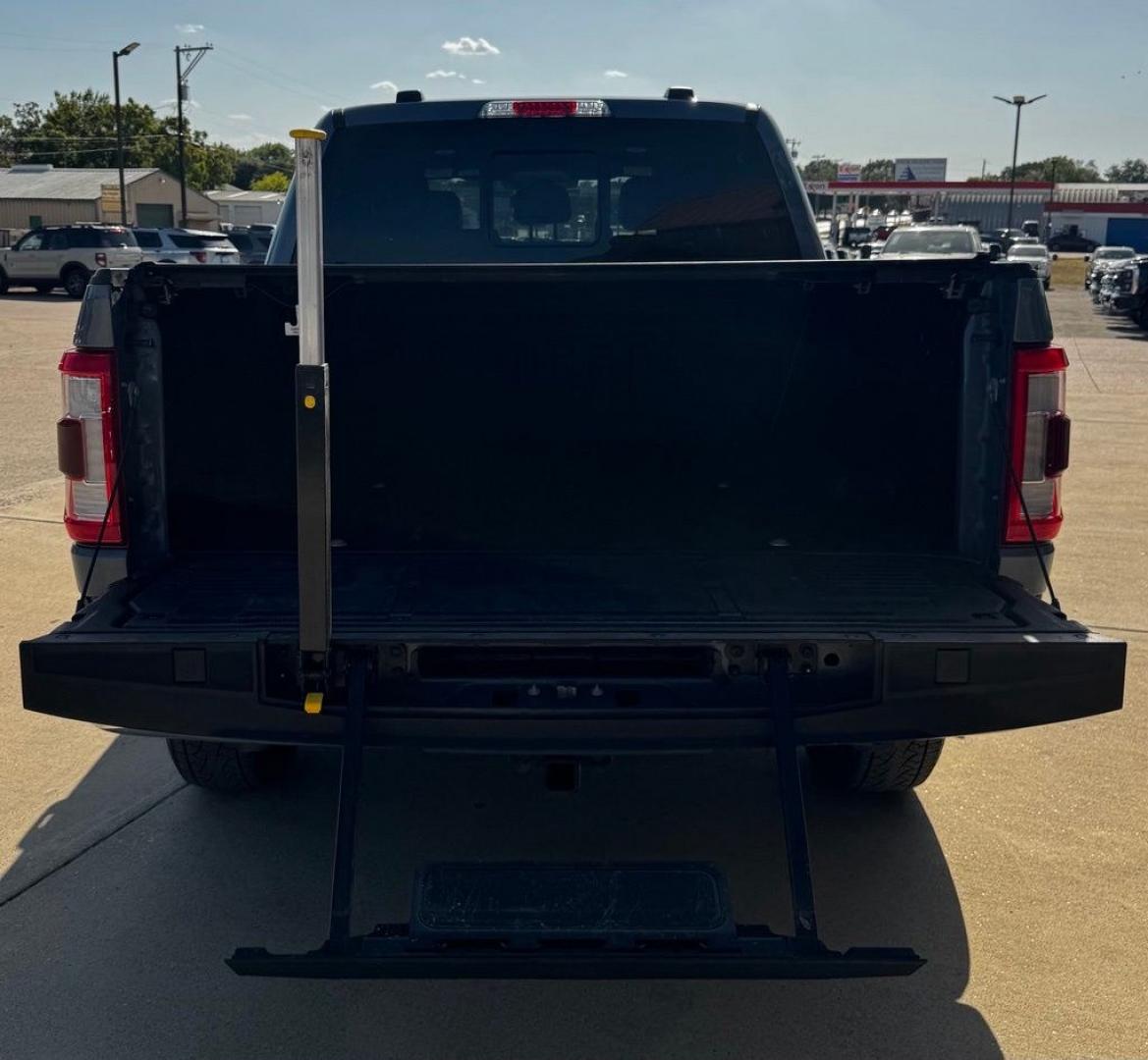 2023 Azure Gray Metallic /Java Ford F-150 King Ranch (1FTFW1E82PF) with an 3.5L V6 EcoBoost engine, Automatic transmission, located at 1105 E Mulberry, Kaufman, TX, 75142, (972) 962-2151, 32.589550, -96.300926 - Azure Gray Metallic 2023 Ford F-150 4D SuperCrew King Ranch 4WD 10-Speed Automatic 3.5L V6 EcoBoost 4WD.<br><br><br>Recent Arrival! Odometer is 9636 miles below market average!<br><br><br>Please call Paul Murrey Ford Inc. In Kaufman Texas A Family Dealership Since 1952 Serving the Dallas Fort Worth- Photo#9