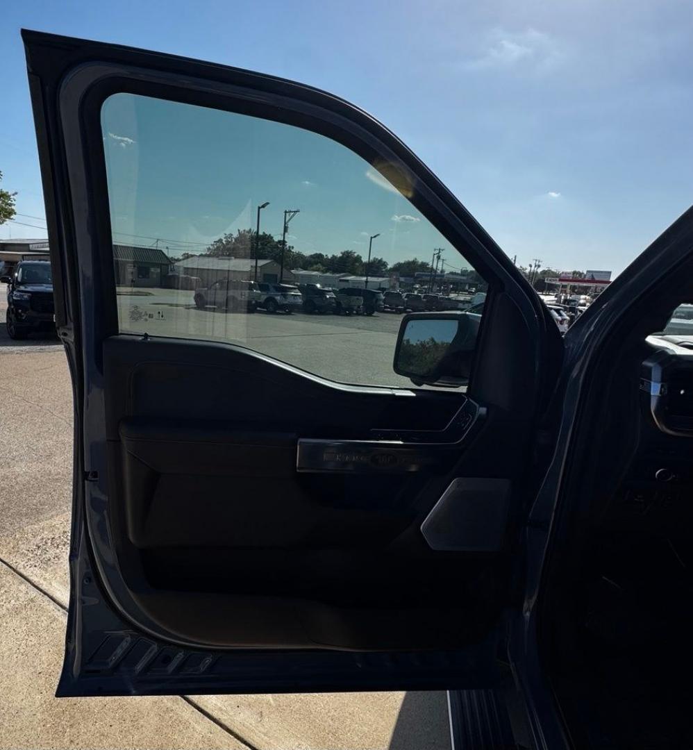 2023 Azure Gray Metallic /Java Ford F-150 King Ranch (1FTFW1E82PF) with an 3.5L V6 EcoBoost engine, Automatic transmission, located at 1105 E Mulberry, Kaufman, TX, 75142, (972) 962-2151, 32.589550, -96.300926 - Azure Gray Metallic 2023 Ford F-150 4D SuperCrew King Ranch 4WD 10-Speed Automatic 3.5L V6 EcoBoost 4WD.<br><br><br>Recent Arrival! Odometer is 9636 miles below market average!<br><br><br>Please call Paul Murrey Ford Inc. In Kaufman Texas A Family Dealership Since 1952 Serving the Dallas Fort Worth- Photo#13