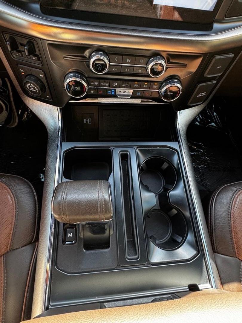 2023 Azure Gray Metallic /Java Ford F-150 King Ranch (1FTFW1E82PF) with an 3.5L V6 EcoBoost engine, Automatic transmission, located at 1105 E Mulberry, Kaufman, TX, 75142, (972) 962-2151, 32.589550, -96.300926 - Azure Gray Metallic 2023 Ford F-150 4D SuperCrew King Ranch 4WD 10-Speed Automatic 3.5L V6 EcoBoost 4WD.<br><br><br>Recent Arrival! Odometer is 9636 miles below market average!<br><br><br>Please call Paul Murrey Ford Inc. In Kaufman Texas A Family Dealership Since 1952 Serving the Dallas Fort Worth- Photo#21