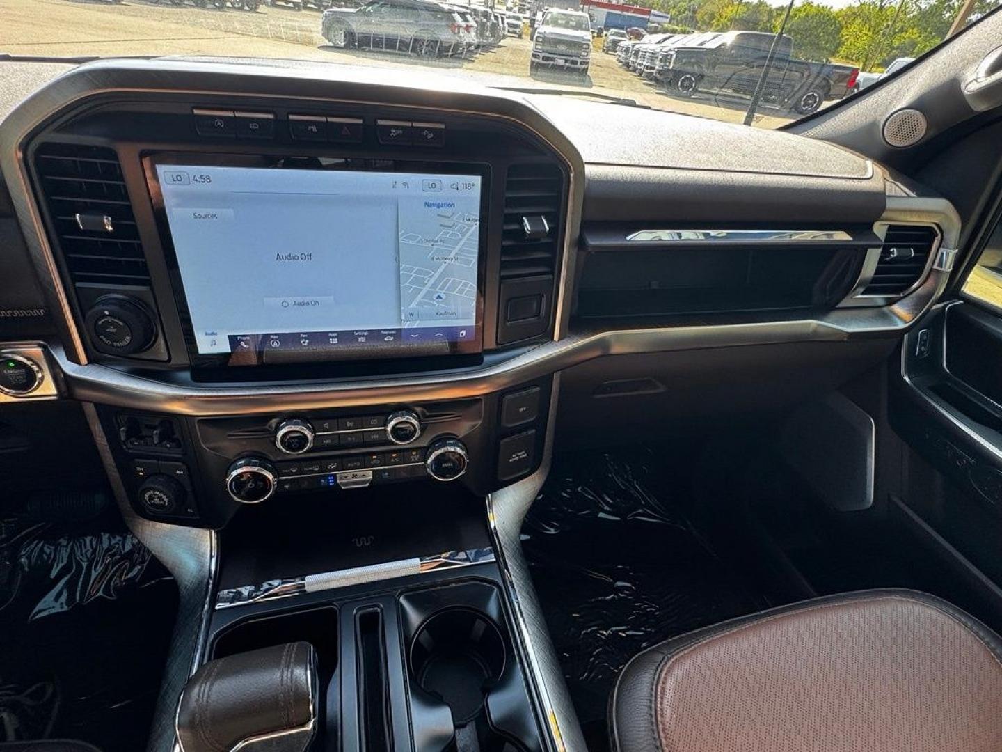 2023 Azure Gray Metallic /Java Ford F-150 King Ranch (1FTFW1E82PF) with an 3.5L V6 EcoBoost engine, Automatic transmission, located at 1105 E Mulberry, Kaufman, TX, 75142, (972) 962-2151, 32.589550, -96.300926 - Azure Gray Metallic 2023 Ford F-150 4D SuperCrew King Ranch 4WD 10-Speed Automatic 3.5L V6 EcoBoost 4WD.<br><br><br>Recent Arrival! Odometer is 9636 miles below market average!<br><br><br>Please call Paul Murrey Ford Inc. In Kaufman Texas A Family Dealership Since 1952 Serving the Dallas Fort Worth- Photo#26