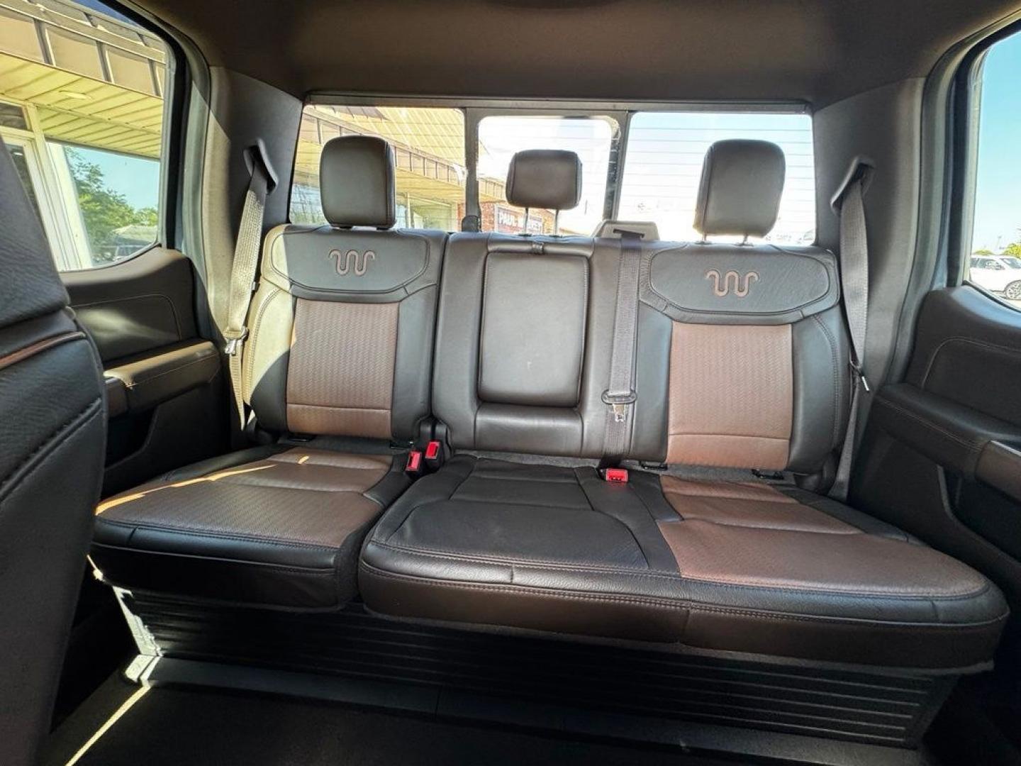 2023 Azure Gray Metallic /Java Ford F-150 King Ranch (1FTFW1E82PF) with an 3.5L V6 EcoBoost engine, Automatic transmission, located at 1105 E Mulberry, Kaufman, TX, 75142, (972) 962-2151, 32.589550, -96.300926 - Azure Gray Metallic 2023 Ford F-150 4D SuperCrew King Ranch 4WD 10-Speed Automatic 3.5L V6 EcoBoost 4WD.<br><br><br>Recent Arrival! Odometer is 9636 miles below market average!<br><br><br>Please call Paul Murrey Ford Inc. In Kaufman Texas A Family Dealership Since 1952 Serving the Dallas Fort Worth- Photo#27