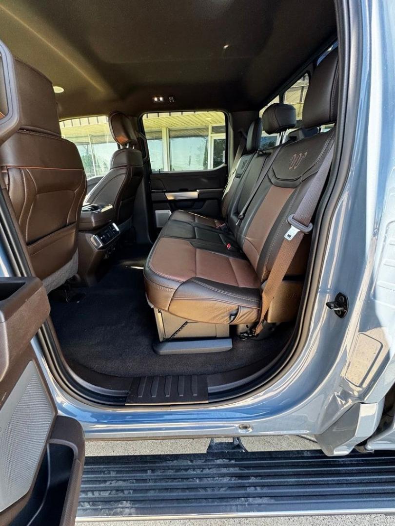 2023 Azure Gray Metallic /Java Ford F-150 King Ranch (1FTFW1E82PF) with an 3.5L V6 EcoBoost engine, Automatic transmission, located at 1105 E Mulberry, Kaufman, TX, 75142, (972) 962-2151, 32.589550, -96.300926 - Azure Gray Metallic 2023 Ford F-150 4D SuperCrew King Ranch 4WD 10-Speed Automatic 3.5L V6 EcoBoost 4WD.<br><br><br>Recent Arrival! Odometer is 9636 miles below market average!<br><br><br>Please call Paul Murrey Ford Inc. In Kaufman Texas A Family Dealership Since 1952 Serving the Dallas Fort Worth- Photo#28