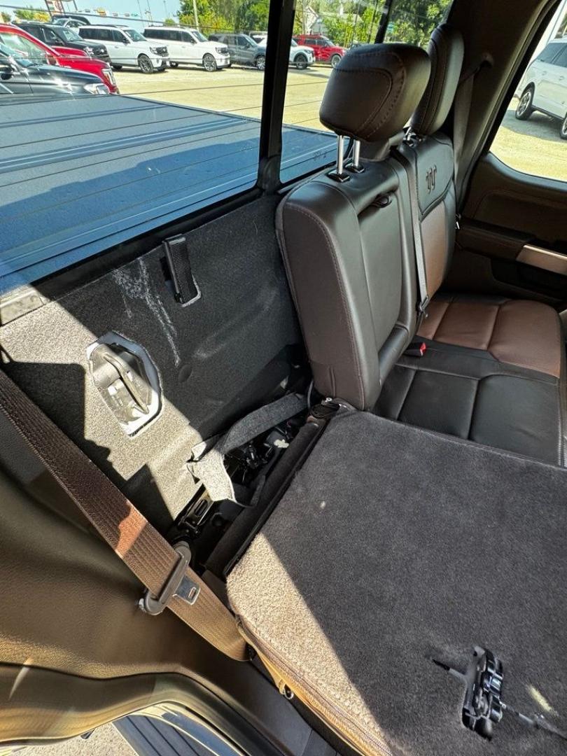 2023 Azure Gray Metallic /Java Ford F-150 King Ranch (1FTFW1E82PF) with an 3.5L V6 EcoBoost engine, Automatic transmission, located at 1105 E Mulberry, Kaufman, TX, 75142, (972) 962-2151, 32.589550, -96.300926 - Azure Gray Metallic 2023 Ford F-150 4D SuperCrew King Ranch 4WD 10-Speed Automatic 3.5L V6 EcoBoost 4WD.<br><br><br>Recent Arrival! Odometer is 9636 miles below market average!<br><br><br>Please call Paul Murrey Ford Inc. In Kaufman Texas A Family Dealership Since 1952 Serving the Dallas Fort Worth- Photo#32