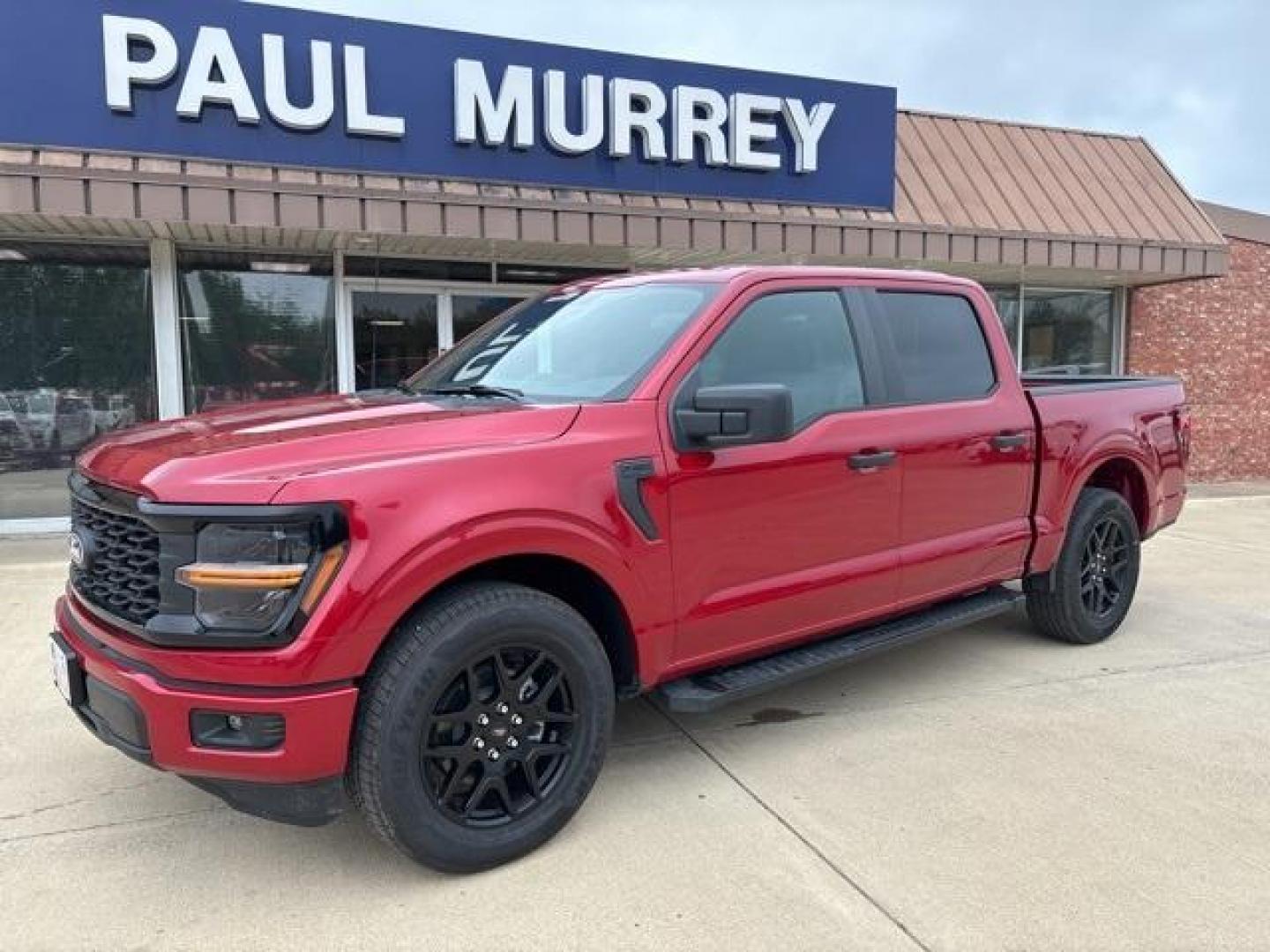 2024 Rapid Red Metallic Tinted Clearcoat /Black Ford F-150 STX (1FTEW2KP3RK) with an 2.7L V6 engine, Automatic transmission, located at 1105 E Mulberry, Kaufman, TX, 75142, (972) 962-2151, 32.589550, -96.300926 - Rapid Red Metallic Tinted Clearcoat 2024 Ford F-150 4D SuperCrew STX RWD 10-Speed Automatic 2.7L V6<br><br>20/26 City/Highway MPG<br><br><br>Please call Paul Murrey Ford Inc. In Kaufman Texas A Family Dealership Since 1952 Serving the Dallas Fort Worth and East Texas areas for over 70 years. Please - Photo#2