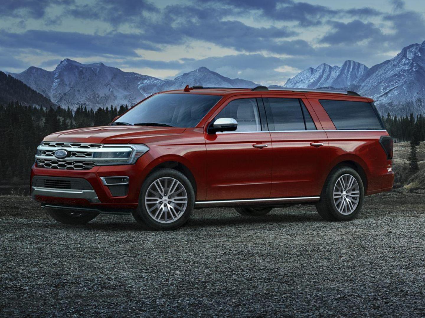 2024 Agate Black Metallic /Black Onyx Ford Expedition Max Platinum (1FMJK1M89RE) with an EcoBoost 3.5L V6 GTDi DOHC 24V Twin Turbocharged engine, Automatic transmission, located at 1105 E Mulberry, Kaufman, TX, 75142, (972) 962-2151, 32.589550, -96.300926 - Photo#0