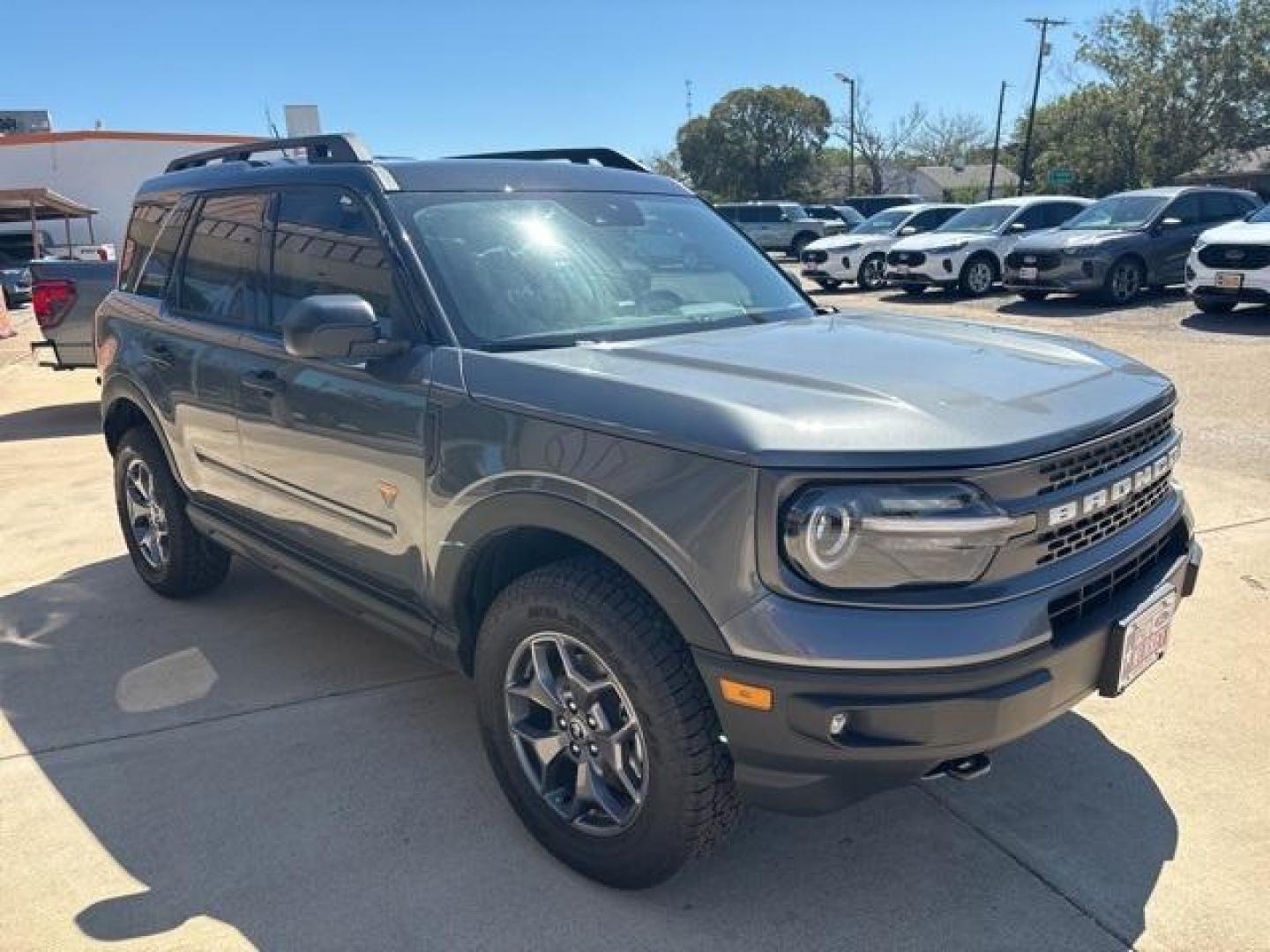 2024 Gray Metallic /Ebony/Area 51 Ford Bronco Sport Badlands (3FMCR9D97RR) with an EcoBoost 2.0L I4 GTDi DOHC Turbocharged VCT engine, Automatic transmission, located at 1105 E Mulberry, Kaufman, TX, 75142, (972) 962-2151, 32.589550, -96.300926 - Gray Metallic 2024 Ford Bronco Sport 4D Sport Utility Badlands 4WD 8-Speed Automatic EcoBoost 2.0L I4 GTDi DOHC Turbocharged VCT<br><br>21/26 City/Highway MPG<br><br><br>Please call Paul Murrey Ford Inc. In Kaufman Texas A Family Dealership Since 1952 Serving the Dallas Fort Worth and East Texas are - Photo#6