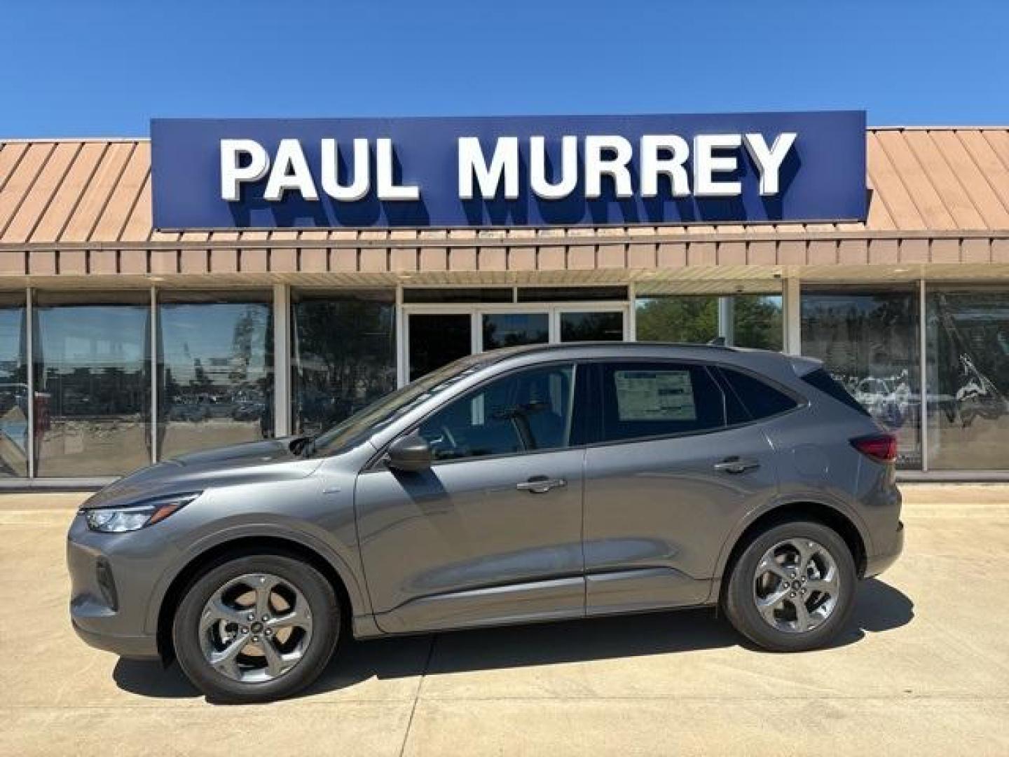 2024 Gray Metallic /Ebony Ford Escape ST-Line (1FMCU0MN6RU) with an 1.5L EcoBoost engine, Automatic transmission, located at 1105 E Mulberry, Kaufman, TX, 75142, (972) 962-2151, 32.589550, -96.300926 - Carbonized Gray Metallic 2024 Ford Escape 4D Sport Utility ST-Line FWD 8-Speed Automatic 1.5L EcoBoost<br><br>27/34 City/Highway MPG<br><br><br>Please call Paul Murrey Ford Inc. In Kaufman Texas A Family Dealership Since 1952 Serving the Dallas Fort Worth and East Texas areas for over 70 years. Plea - Photo#0