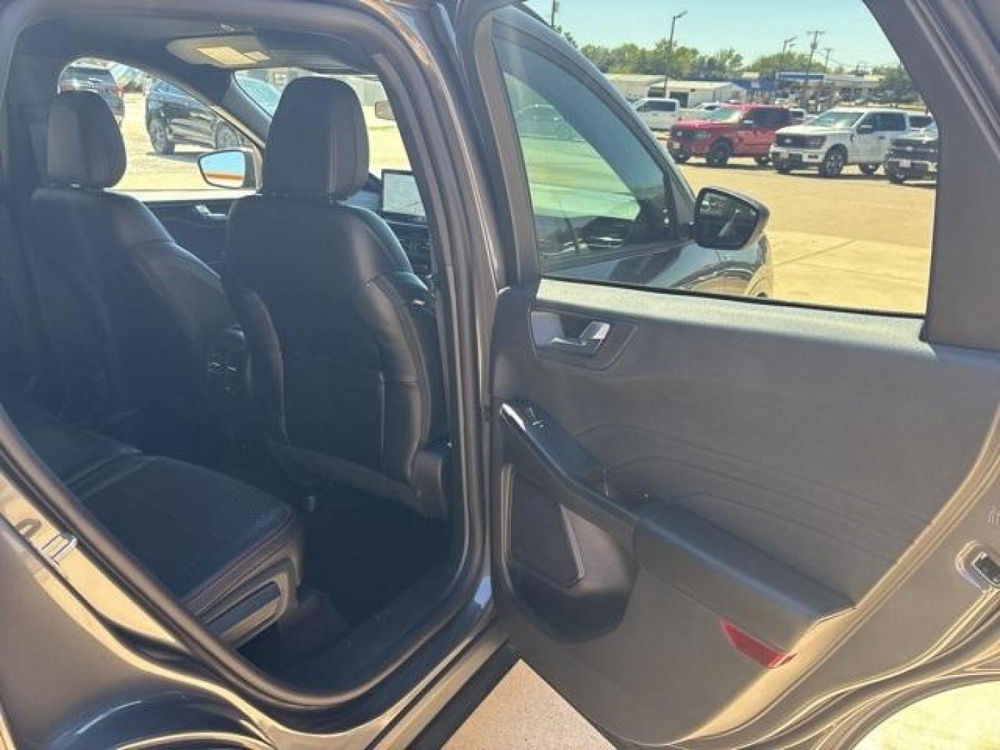 2024 Gray Metallic /Ebony Ford Escape ST-Line (1FMCU0MN6RU) with an 1.5L EcoBoost engine, Automatic transmission, located at 1105 E Mulberry, Kaufman, TX, 75142, (972) 962-2151, 32.589550, -96.300926 - Carbonized Gray Metallic 2024 Ford Escape 4D Sport Utility ST-Line FWD 8-Speed Automatic 1.5L EcoBoost<br><br>27/34 City/Highway MPG<br><br><br>Please call Paul Murrey Ford Inc. In Kaufman Texas A Family Dealership Since 1952 Serving the Dallas Fort Worth and East Texas areas for over 70 years. Plea - Photo#21