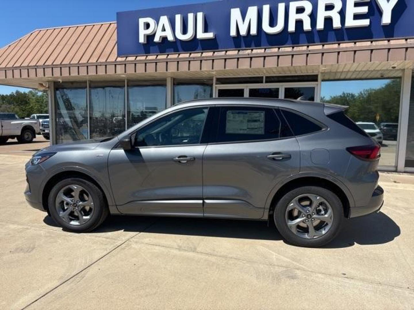 2024 Gray Metallic /Ebony Ford Escape ST-Line (1FMCU0MN6RU) with an 1.5L EcoBoost engine, Automatic transmission, located at 1105 E Mulberry, Kaufman, TX, 75142, (972) 962-2151, 32.589550, -96.300926 - Carbonized Gray Metallic 2024 Ford Escape 4D Sport Utility ST-Line FWD 8-Speed Automatic 1.5L EcoBoost<br><br>27/34 City/Highway MPG<br><br><br>Please call Paul Murrey Ford Inc. In Kaufman Texas A Family Dealership Since 1952 Serving the Dallas Fort Worth and East Texas areas for over 70 years. Plea - Photo#3