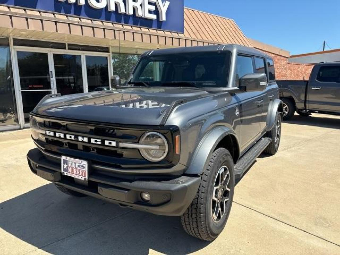 2024 Carbonized Gray Metallic /Black Onyx Interior Ford Bronco Outer Banks (1FMDE8BH1RL) with an 2.3L EcoBoost I-4 engine, Automatic transmission, located at 1105 E Mulberry, Kaufman, TX, 75142, (972) 962-2151, 32.589550, -96.300926 - Carbonized Gray Metallic 2024 Ford Bronco 4D Sport Utility Outer Banks 4WD 10-Speed Automatic 2.3L EcoBoost I-4<br><br><br>Please call Paul Murrey Ford Inc. In Kaufman Texas A Family Dealership Since 1952 Serving the Dallas Fort Worth and East Texas areas for over 70 years. Please call 972-962-2151 - Photo#1