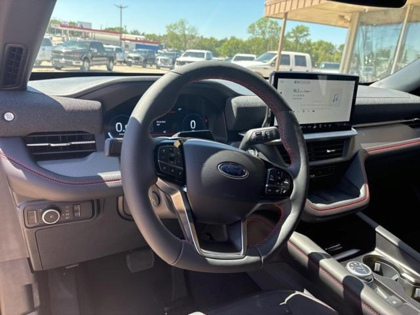 2025 Carbonized Gray Metallic /Onyx Ford Explorer ST-Line (1FMUK7KH0SG) with an 2.3L EcoBoost I-4 engine, Automatic transmission, located at 1105 E Mulberry, Kaufman, TX, 75142, (972) 962-2151, 32.589550, -96.300926 - Carbonized Gray Metallic 2025 Ford Explorer 4D Sport Utility ST-Line RWD 10-Speed Automatic 2.3L EcoBoost I-4<br><br>20/29 City/Highway MPG<br><br><br>Please call Paul Murrey Ford Inc. In Kaufman Texas A Family Dealership Since 1952 Serving the Dallas Fort Worth and East Texas areas for over 70 year - Photo#12