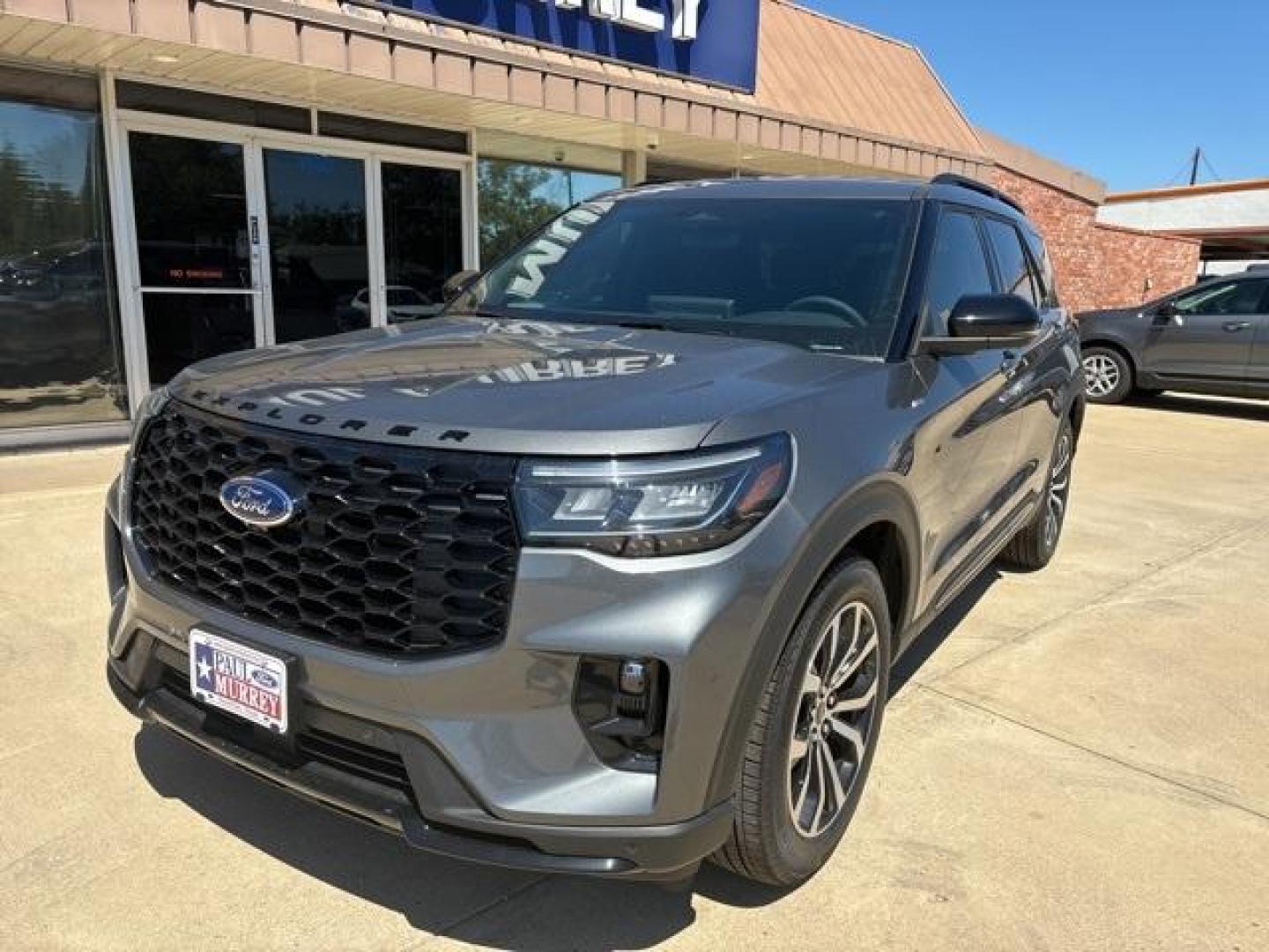 2025 Carbonized Gray Metallic /Onyx Ford Explorer ST-Line (1FMUK7KH0SG) with an 2.3L EcoBoost I-4 engine, Automatic transmission, located at 1105 E Mulberry, Kaufman, TX, 75142, (972) 962-2151, 32.589550, -96.300926 - Carbonized Gray Metallic 2025 Ford Explorer 4D Sport Utility ST-Line RWD 10-Speed Automatic 2.3L EcoBoost I-4<br><br>20/29 City/Highway MPG<br><br><br>Please call Paul Murrey Ford Inc. In Kaufman Texas A Family Dealership Since 1952 Serving the Dallas Fort Worth and East Texas areas for over 70 year - Photo#1