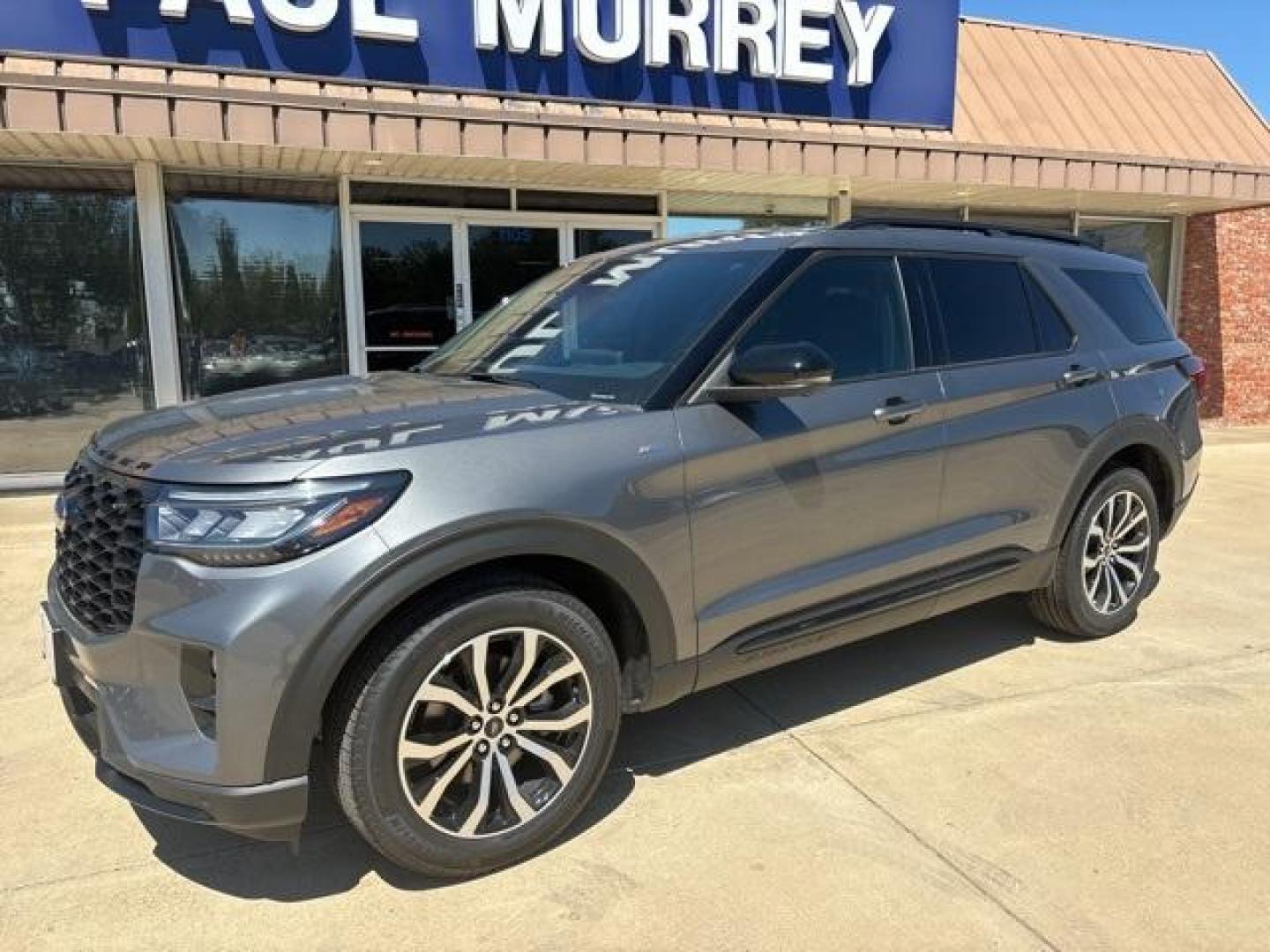 2025 Carbonized Gray Metallic /Onyx Ford Explorer ST-Line (1FMUK7KH0SG) with an 2.3L EcoBoost I-4 engine, Automatic transmission, located at 1105 E Mulberry, Kaufman, TX, 75142, (972) 962-2151, 32.589550, -96.300926 - Carbonized Gray Metallic 2025 Ford Explorer 4D Sport Utility ST-Line RWD 10-Speed Automatic 2.3L EcoBoost I-4<br><br>20/29 City/Highway MPG<br><br><br>Please call Paul Murrey Ford Inc. In Kaufman Texas A Family Dealership Since 1952 Serving the Dallas Fort Worth and East Texas areas for over 70 year - Photo#2