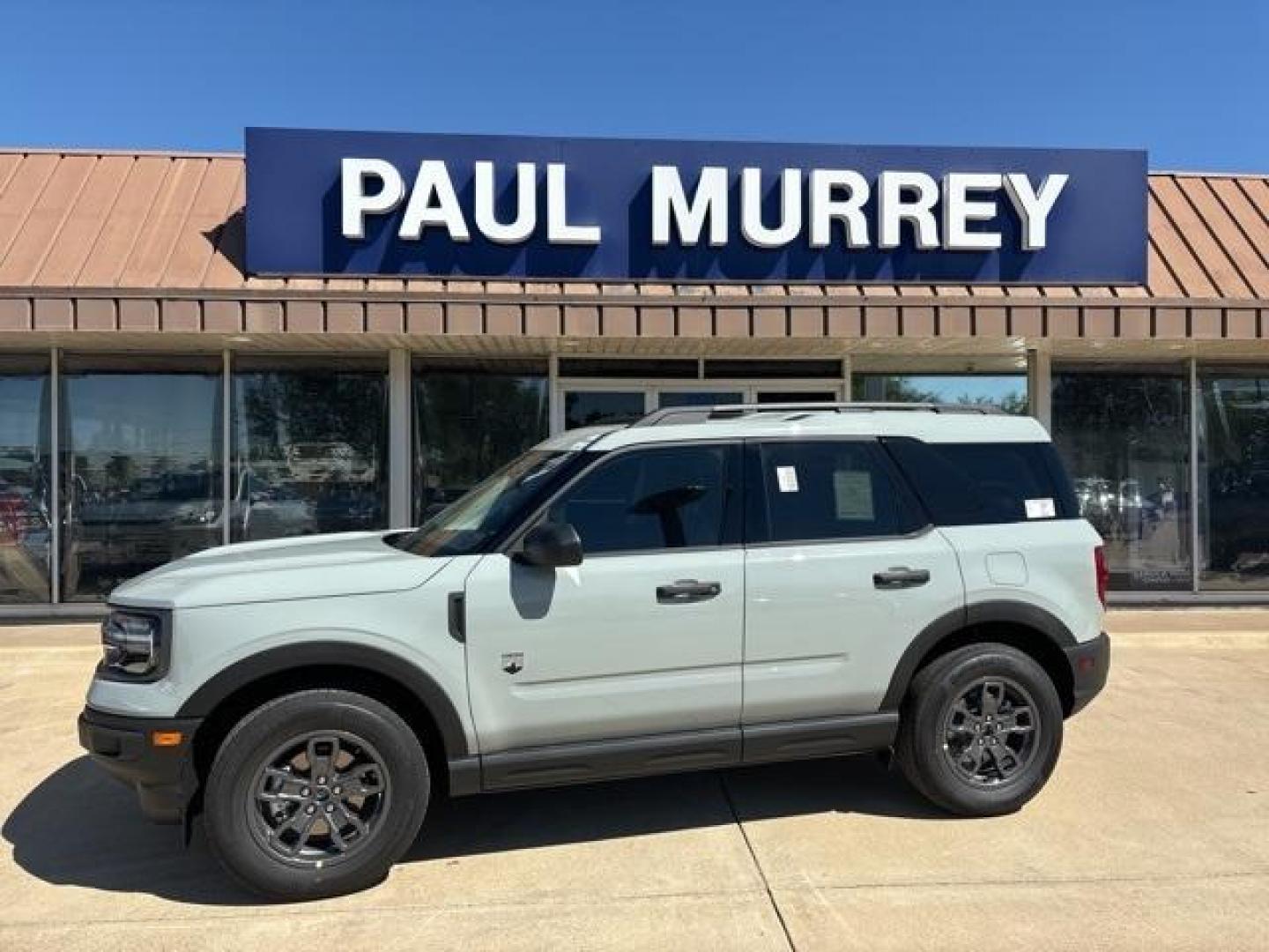 2024 Cactus /Ebony Ford Bronco Sport Big Bend (3FMCR9B67RR) with an 1.5L EcoBoost engine, Automatic transmission, located at 1105 E Mulberry, Kaufman, TX, 75142, (972) 962-2151, 32.589550, -96.300926 - Cactus Gray 2024 Ford Bronco Sport 4D Sport Utility Big Bend 4WD 8-Speed Automatic 1.5L EcoBoost<br><br>25/29 City/Highway MPG<br><br><br>Please call Paul Murrey Ford Inc. In Kaufman Texas A Family Dealership Since 1952 Serving the Dallas Fort Worth and East Texas areas for over 70 years. Please cal - Photo#0