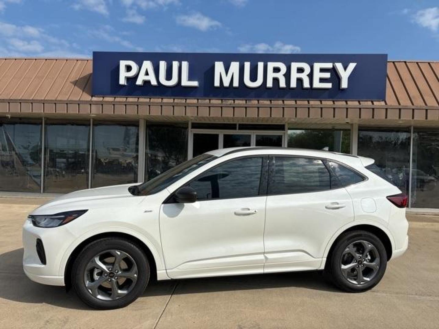 2024 White Metallic /Ebony Ford Escape ST-Line (1FMCU0MNXRU) with an 1.5L EcoBoost engine, Automatic transmission, located at 1105 E Mulberry, Kaufman, TX, 75142, (972) 962-2151, 32.589550, -96.300926 - Photo#0