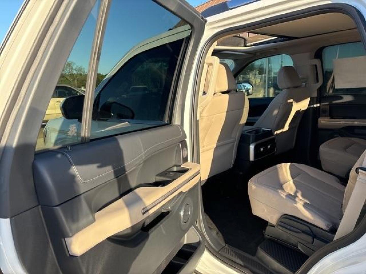 2024 White Metallic /Sandstone Ford Expedition Limited (1FMJU1K80RE) with an EcoBoost 3.5L V6 GTDi DOHC 24V Twin Turbocharged engine, Automatic transmission, located at 1105 E Mulberry, Kaufman, TX, 75142, (972) 962-2151, 32.589550, -96.300926 - Photo#13