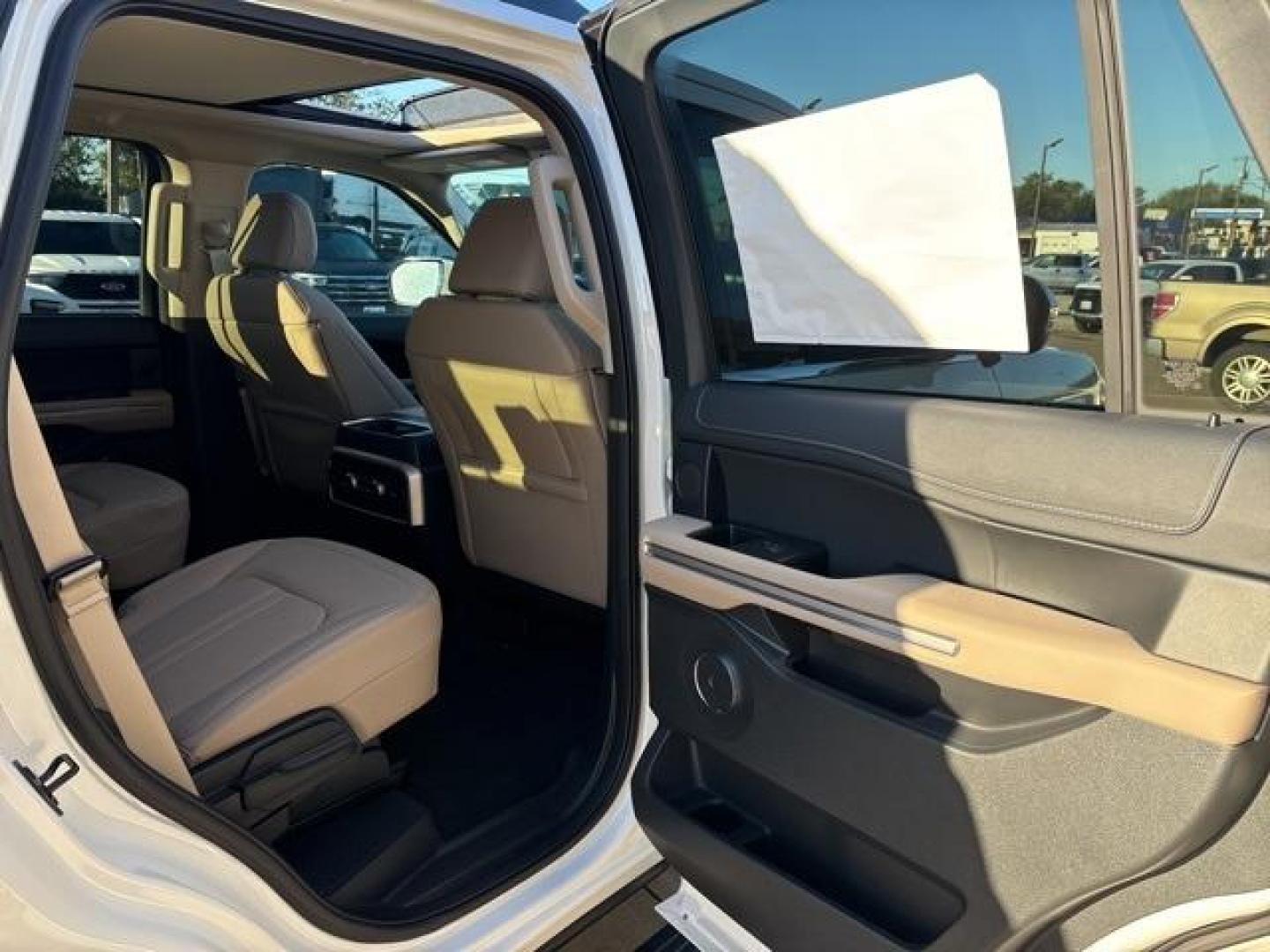 2024 White Metallic /Sandstone Ford Expedition Limited (1FMJU1K80RE) with an EcoBoost 3.5L V6 GTDi DOHC 24V Twin Turbocharged engine, Automatic transmission, located at 1105 E Mulberry, Kaufman, TX, 75142, (972) 962-2151, 32.589550, -96.300926 - Photo#20