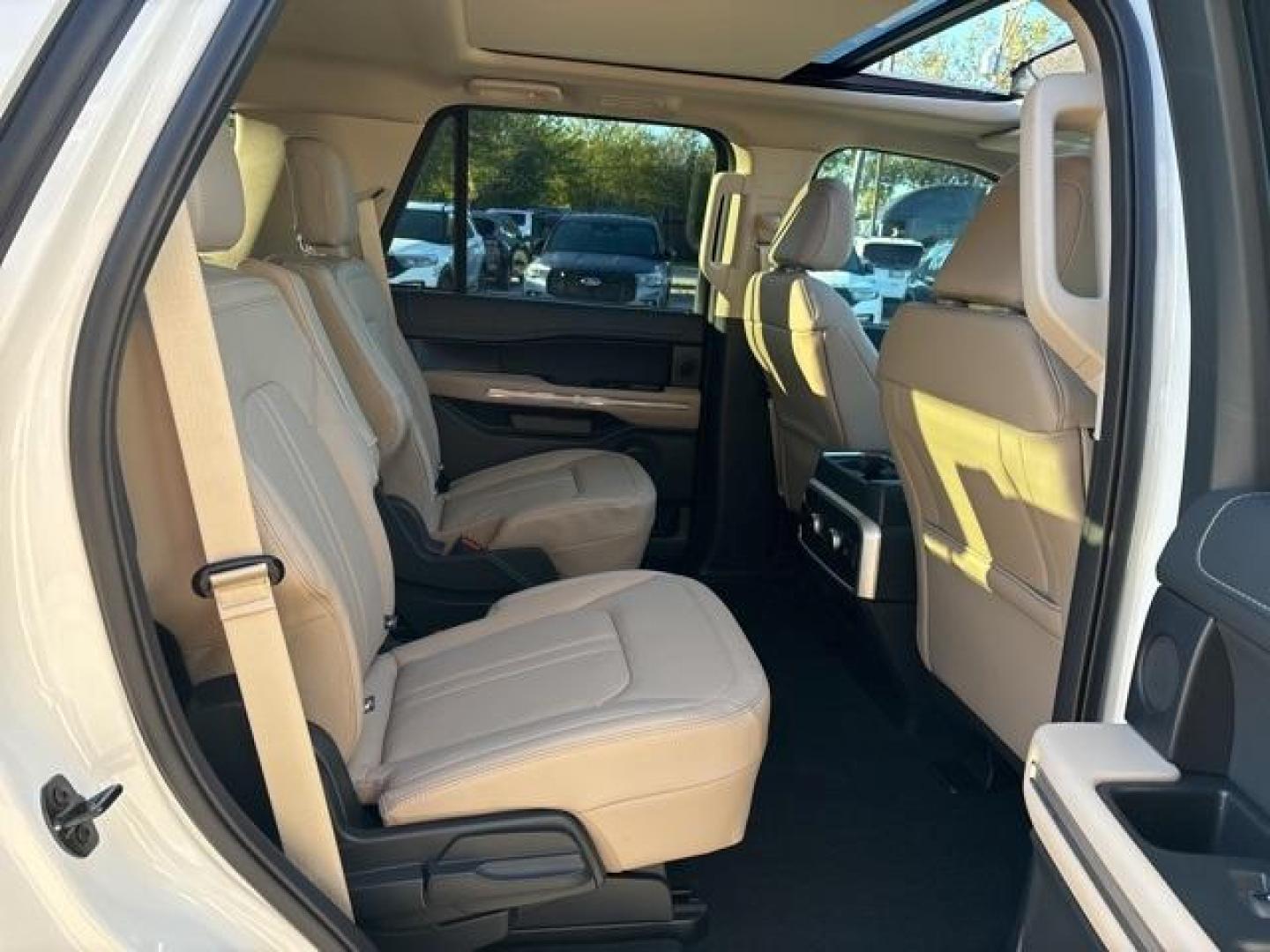 2024 White Metallic /Sandstone Ford Expedition Limited (1FMJU1K80RE) with an EcoBoost 3.5L V6 GTDi DOHC 24V Twin Turbocharged engine, Automatic transmission, located at 1105 E Mulberry, Kaufman, TX, 75142, (972) 962-2151, 32.589550, -96.300926 - Photo#21