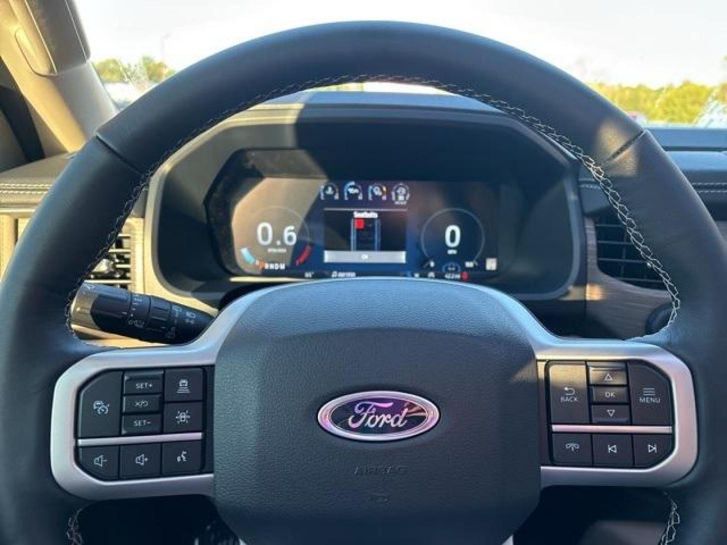 2024 White Metallic /Sandstone Ford Expedition Limited (1FMJU1K80RE) with an EcoBoost 3.5L V6 GTDi DOHC 24V Twin Turbocharged engine, Automatic transmission, located at 1105 E Mulberry, Kaufman, TX, 75142, (972) 962-2151, 32.589550, -96.300926 - Photo#22