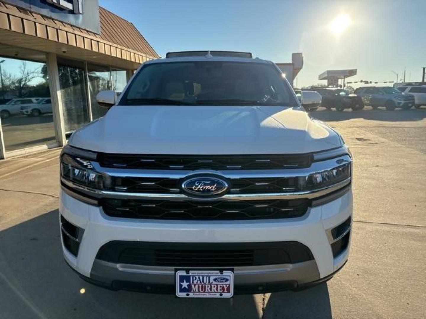 2024 White Metallic /Sandstone Ford Expedition Limited (1FMJU1K80RE) with an EcoBoost 3.5L V6 GTDi DOHC 24V Twin Turbocharged engine, Automatic transmission, located at 1105 E Mulberry, Kaufman, TX, 75142, (972) 962-2151, 32.589550, -96.300926 - Photo#7