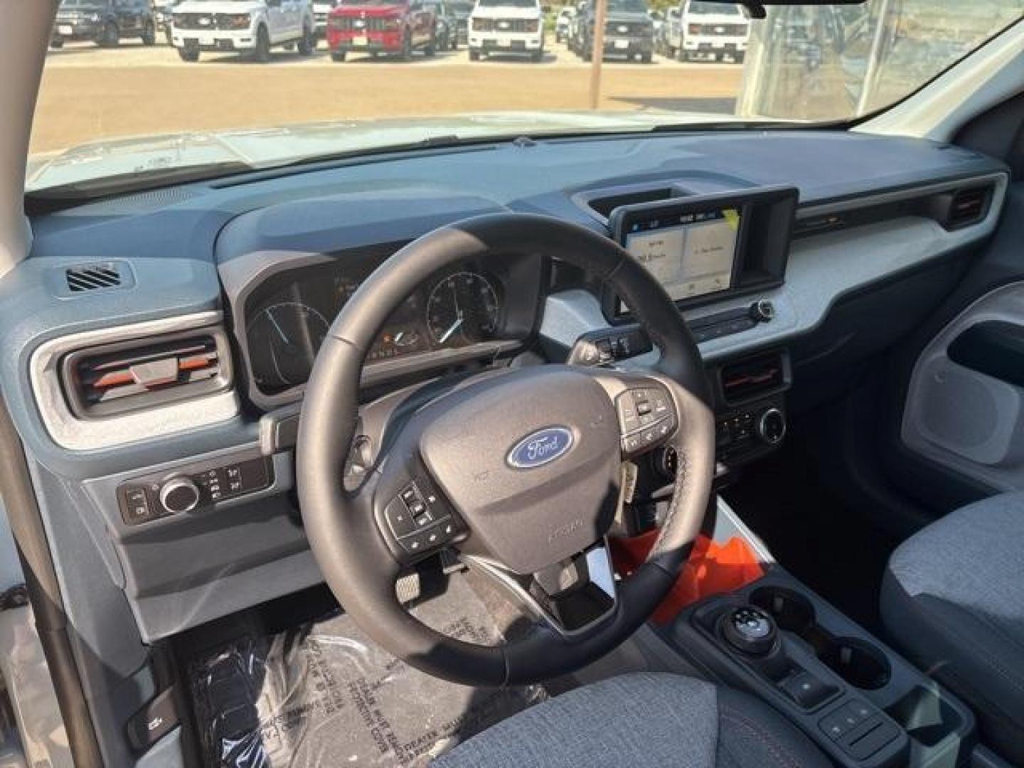 2024 Cactus Gray /Navy Pier Ford Maverick XLT (3FTTW8H31RR) with an 2.5L I-4 Hybrid engine, CVT transmission, located at 1105 E Mulberry, Kaufman, TX, 75142, (972) 962-2151, 32.589550, -96.300926 - Cactus Gray 2024 Ford Maverick 4D Crew Cab XLT FWD CVT 2.5L I-4 Hybrid 2.5L I-4 Hybrid.<br><br>42/33 City/Highway MPG<br><br><br>Please call Paul Murrey Ford Inc. In Kaufman Texas A Family Dealership Since 1952 Serving the Dallas Fort Worth and East Texas areas for over 70 years. Please call 972-962 - Photo#13