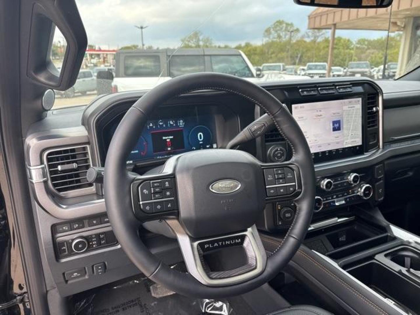 2024 Black Metallic /Black Onyx Ford F-250SD Platinum (1FT8W2BM5RE) with an 6.7L High Output Power Stroke V8 Diesel engine, Automatic transmission, located at 1105 E Mulberry, Kaufman, TX, 75142, (972) 962-2151, 32.589550, -96.300926 - Agate Black Metallic 2024 Ford F-250SD 4D Crew Cab Platinum 4WD 10-Speed Automatic 6.7L High Output Power Stroke V8 Diesel 4WD.<br><br><br>Please call Paul Murrey Ford Inc. In Kaufman Texas A Family Dealership Since 1952 Serving the Dallas Fort Worth and East Texas areas for over 70 years. Please ca - Photo#13
