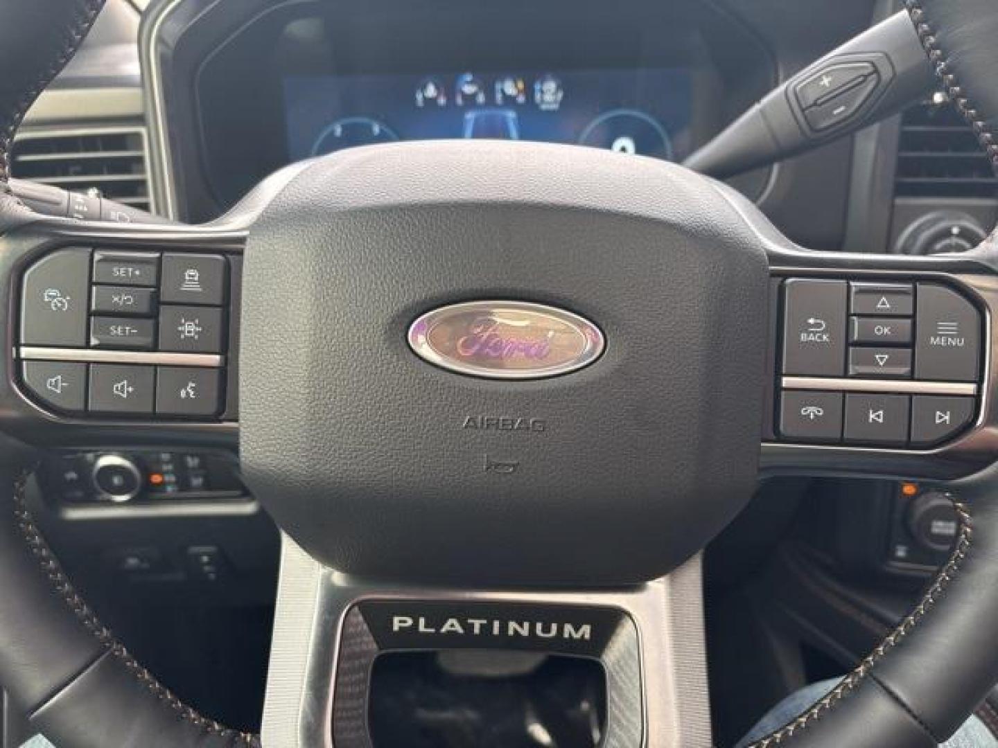 2024 Black Metallic /Black Onyx Ford F-250SD Platinum (1FT8W2BM5RE) with an 6.7L High Output Power Stroke V8 Diesel engine, Automatic transmission, located at 1105 E Mulberry, Kaufman, TX, 75142, (972) 962-2151, 32.589550, -96.300926 - Agate Black Metallic 2024 Ford F-250SD 4D Crew Cab Platinum 4WD 10-Speed Automatic 6.7L High Output Power Stroke V8 Diesel 4WD.<br><br><br>Please call Paul Murrey Ford Inc. In Kaufman Texas A Family Dealership Since 1952 Serving the Dallas Fort Worth and East Texas areas for over 70 years. Please ca - Photo#22