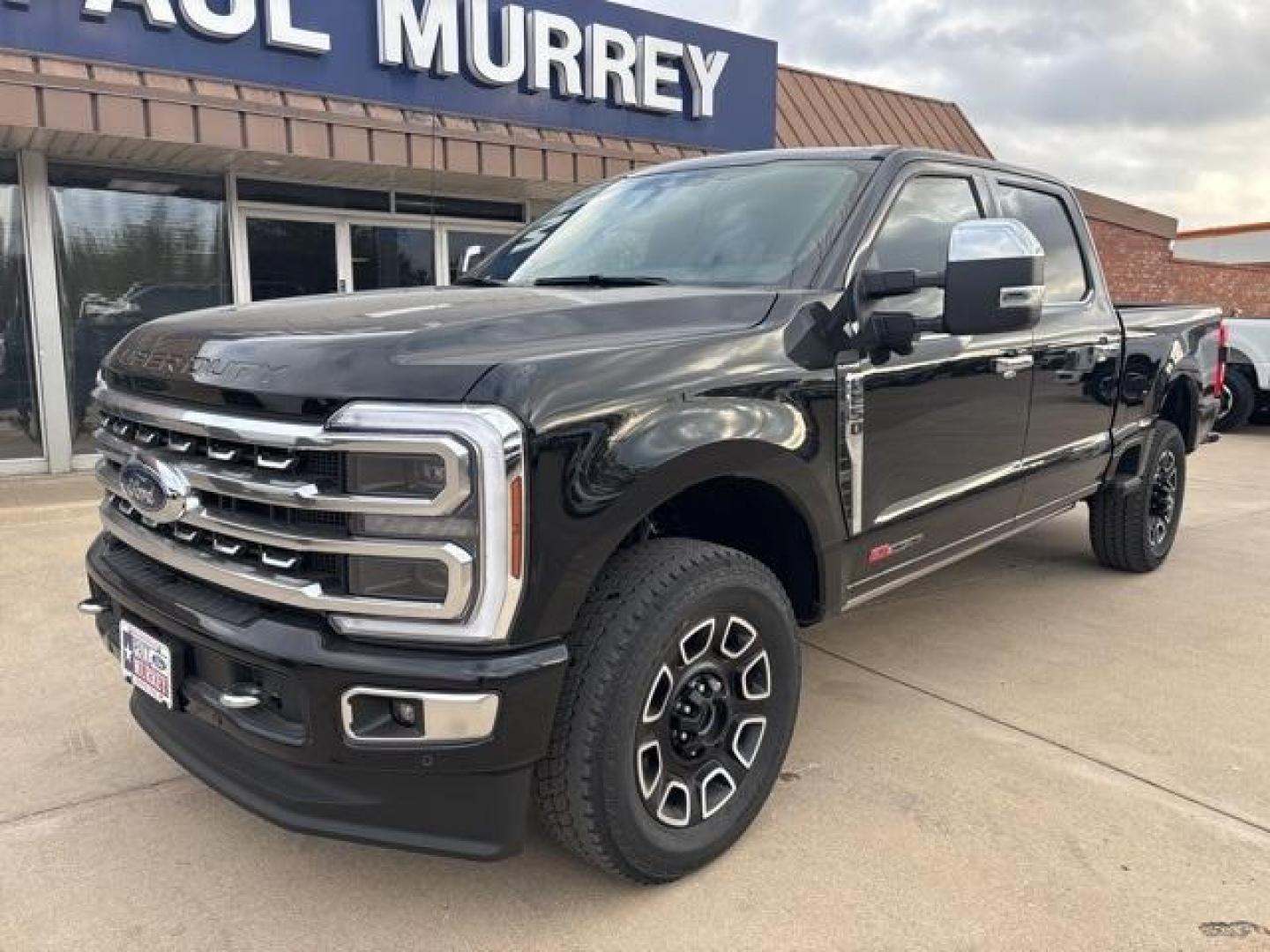 2024 Black Metallic /Black Onyx Ford F-250SD Platinum (1FT8W2BM5RE) with an 6.7L High Output Power Stroke V8 Diesel engine, Automatic transmission, located at 1105 E Mulberry, Kaufman, TX, 75142, (972) 962-2151, 32.589550, -96.300926 - Agate Black Metallic 2024 Ford F-250SD 4D Crew Cab Platinum 4WD 10-Speed Automatic 6.7L High Output Power Stroke V8 Diesel 4WD.<br><br><br>Please call Paul Murrey Ford Inc. In Kaufman Texas A Family Dealership Since 1952 Serving the Dallas Fort Worth and East Texas areas for over 70 years. Please ca - Photo#1
