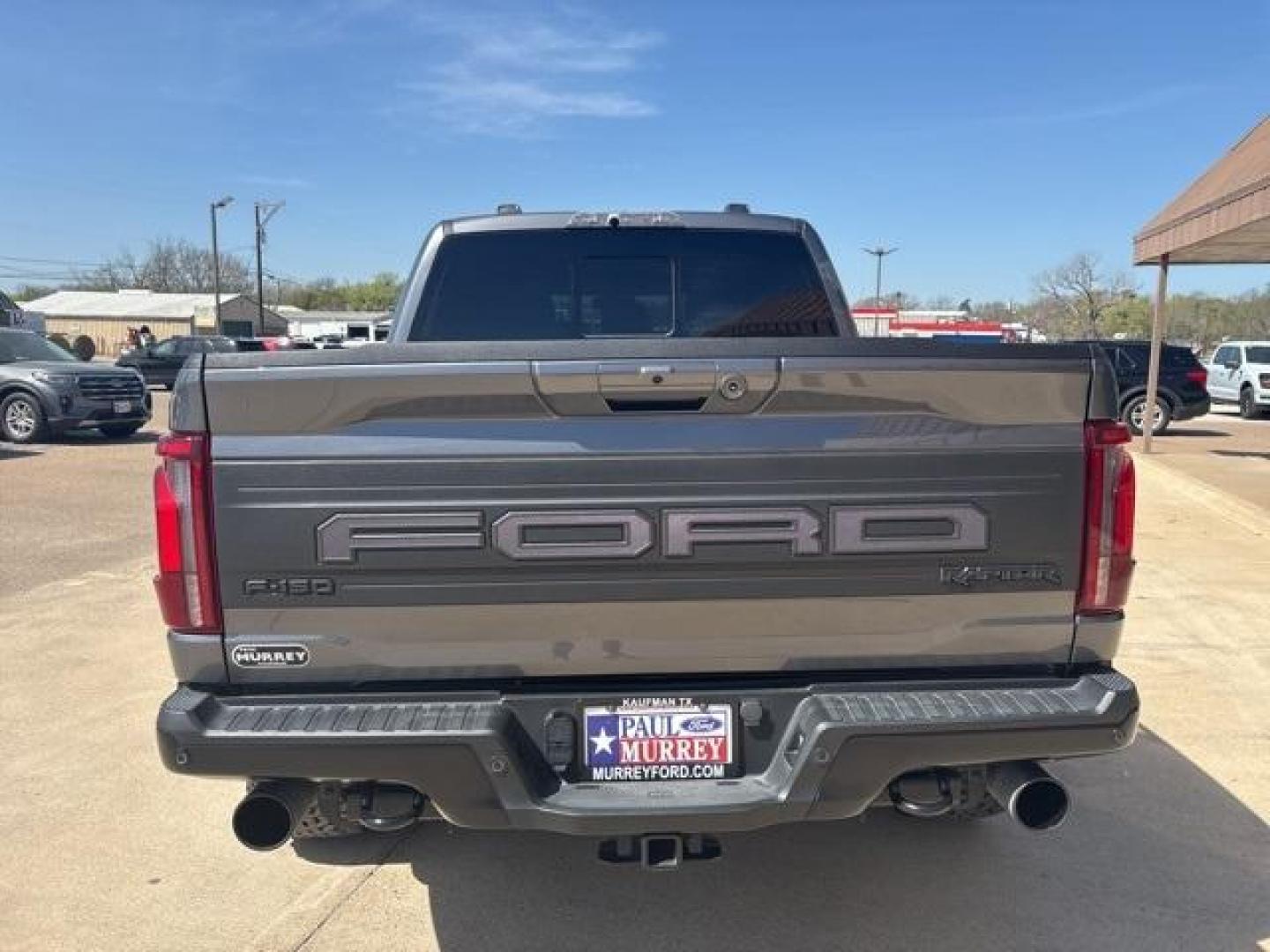 2024 Gray Metallic /Black Ford F-150 Raptor (1FTFW1RG3RF) with an 3.5L V6 EcoBoost engine, Automatic transmission, located at 1105 E Mulberry, Kaufman, TX, 75142, (972) 962-2151, 32.589550, -96.300926 - Gray Metallic 2024 Ford F-150 4D SuperCrew Raptor 4WD 10-Speed Automatic 3.5L V6 EcoBoost 4WD. Priced below KBB Fair Purchase Price!<br><br><br>Odometer is 1282 miles below market average!<br><br><br>Please call Paul Murrey Ford Inc. In Kaufman Texas A Family Dealership Since 1952 Serving the Dallas - Photo#4