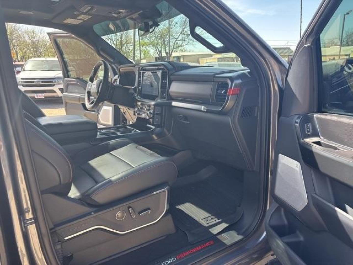 2024 Gray Metallic /Black Ford F-150 Raptor (1FTFW1RG3RF) with an 3.5L V6 EcoBoost engine, Automatic transmission, located at 1105 E Mulberry, Kaufman, TX, 75142, (972) 962-2151, 32.589550, -96.300926 - Gray Metallic 2024 Ford F-150 4D SuperCrew Raptor 4WD 10-Speed Automatic 3.5L V6 EcoBoost 4WD. Priced below KBB Fair Purchase Price!<br><br><br>Odometer is 1282 miles below market average!<br><br><br>Please call Paul Murrey Ford Inc. In Kaufman Texas A Family Dealership Since 1952 Serving the Dallas - Photo#12
