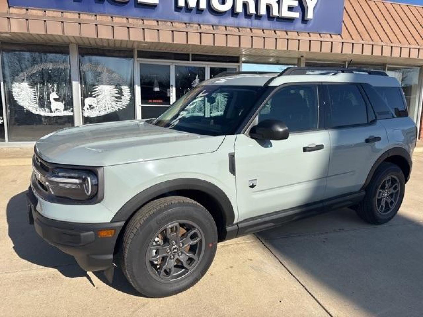 2024 Cactus /Ebony Ford Bronco Sport Big Bend (3FMCR9B63RR) with an 1.5L EcoBoost engine, Automatic transmission, located at 1105 E Mulberry, Kaufman, TX, 75142, (972) 962-2151, 32.589550, -96.300926 - Cactus Gray 2024 Ford Bronco Sport 4D Sport Utility Big Bend 4WD 8-Speed Automatic 1.5L EcoBoost<br><br>25/29 City/Highway MPG<br><br><br>Please call Paul Murrey Ford Inc. In Kaufman Texas A Family Dealership Since 1952 Serving the Dallas Fort Worth and East Texas areas for over 70 years. Please cal - Photo#2