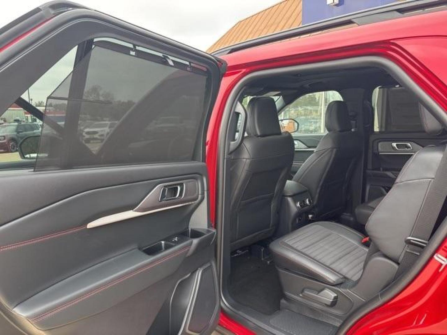 2025 Red Metallic /Onyx Ford Explorer ST-Line (1FMUK8KH9SG) with an 2.3L EcoBoost I-4 engine, Automatic transmission, located at 1105 E Mulberry, Kaufman, TX, 75142, (972) 962-2151, 32.589550, -96.300926 - Red Metallic 2025 Ford Explorer 4D Sport Utility ST-Line 4WD 10-Speed Automatic 2.3L EcoBoost I-4 4WD.<br><br>20/27 City/Highway MPG<br><br><br>Please call Paul Murrey Ford Inc. In Kaufman Texas A Family Dealership Since 1952 Serving the Dallas Fort Worth and East Texas areas for over 70 years. Plea - Photo#13