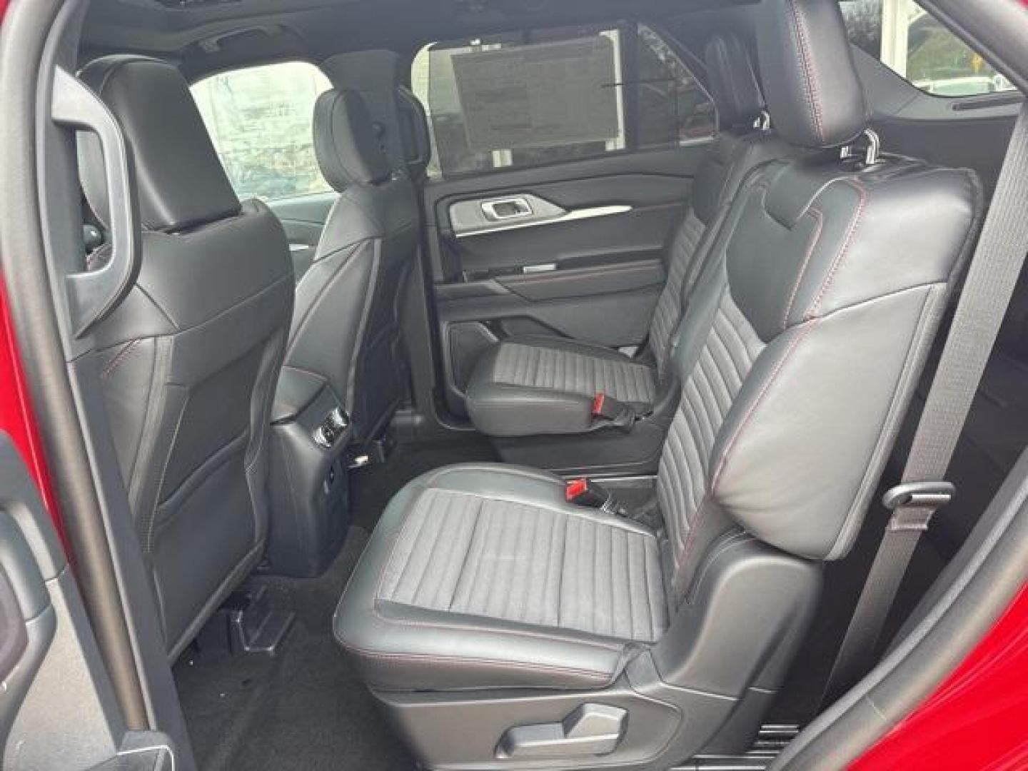 2025 Red Metallic /Onyx Ford Explorer ST-Line (1FMUK8KH9SG) with an 2.3L EcoBoost I-4 engine, Automatic transmission, located at 1105 E Mulberry, Kaufman, TX, 75142, (972) 962-2151, 32.589550, -96.300926 - Red Metallic 2025 Ford Explorer 4D Sport Utility ST-Line 4WD 10-Speed Automatic 2.3L EcoBoost I-4 4WD.<br><br>20/27 City/Highway MPG<br><br><br>Please call Paul Murrey Ford Inc. In Kaufman Texas A Family Dealership Since 1952 Serving the Dallas Fort Worth and East Texas areas for over 70 years. Plea - Photo#14