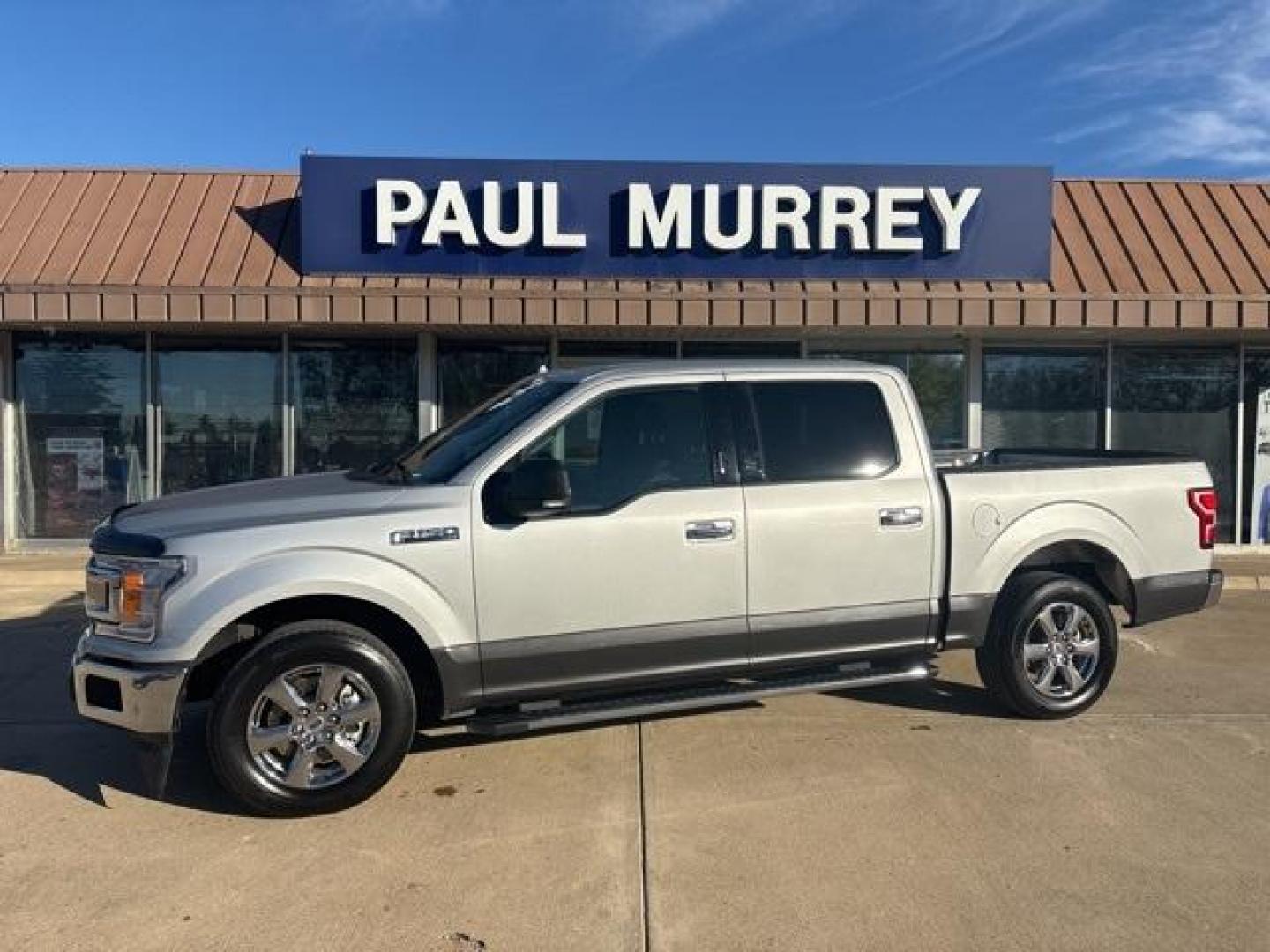 2018 Ingot Silver /Medium Earth Gray Ford F-150 XLT (1FTEW1CP8JK) with an 2.7L V6 EcoBoost engine, Automatic transmission, located at 1105 E Mulberry, Kaufman, TX, 75142, (972) 962-2151, 32.589550, -96.300926 - Ingot Silver 2018 Ford F-150 4D SuperCrew XLT RWD 10-Speed Automatic 2.7L V6 EcoBoost<br><br><br>Odometer is 9928 miles below market average! 20/26 City/Highway MPG<br><br>Awards:<br> * 2018 KBB.com Brand Image Awards * 2018 KBB.com 10 Most Awarded Brands<br>Please call Paul Murrey Ford Inc. In K - Photo#0