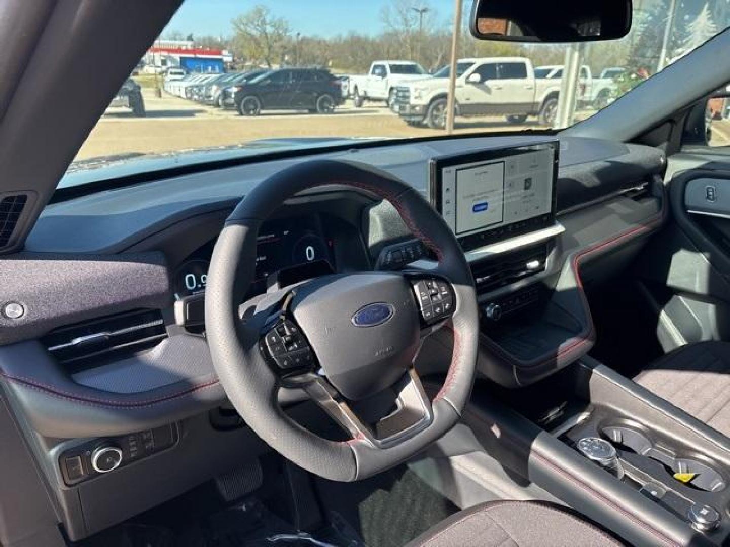 2025 Black Metallic /Onyx Ford Explorer ST-Line (1FMUK7KH6SG) with an 2.3L EcoBoost I-4 engine, Automatic transmission, located at 1105 E Mulberry, Kaufman, TX, 75142, (972) 962-2151, 32.589550, -96.300926 - Agate Black Metallic 2025 Ford Explorer 4D Sport Utility ST-Line RWD 10-Speed Automatic 2.3L EcoBoost I-4<br><br>20/29 City/Highway MPG<br><br><br>Please call Paul Murrey Ford Inc. In Kaufman Texas A Family Dealership Since 1952 Serving the Dallas Fort Worth and East Texas areas for over 70 years. P - Photo#10