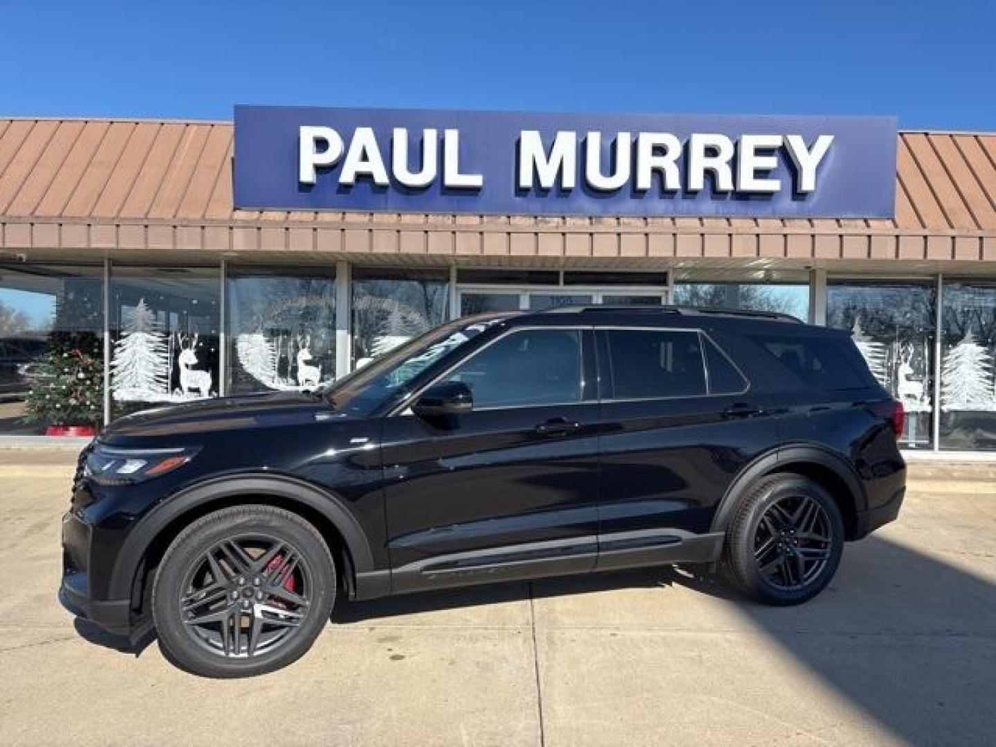 2025 Black Metallic /Onyx Ford Explorer ST-Line (1FMUK7KH6SG) with an 2.3L EcoBoost I-4 engine, Automatic transmission, located at 1105 E Mulberry, Kaufman, TX, 75142, (972) 962-2151, 32.589550, -96.300926 - Agate Black Metallic 2025 Ford Explorer 4D Sport Utility ST-Line RWD 10-Speed Automatic 2.3L EcoBoost I-4<br><br>20/29 City/Highway MPG<br><br><br>Please call Paul Murrey Ford Inc. In Kaufman Texas A Family Dealership Since 1952 Serving the Dallas Fort Worth and East Texas areas for over 70 years. P - Photo#0