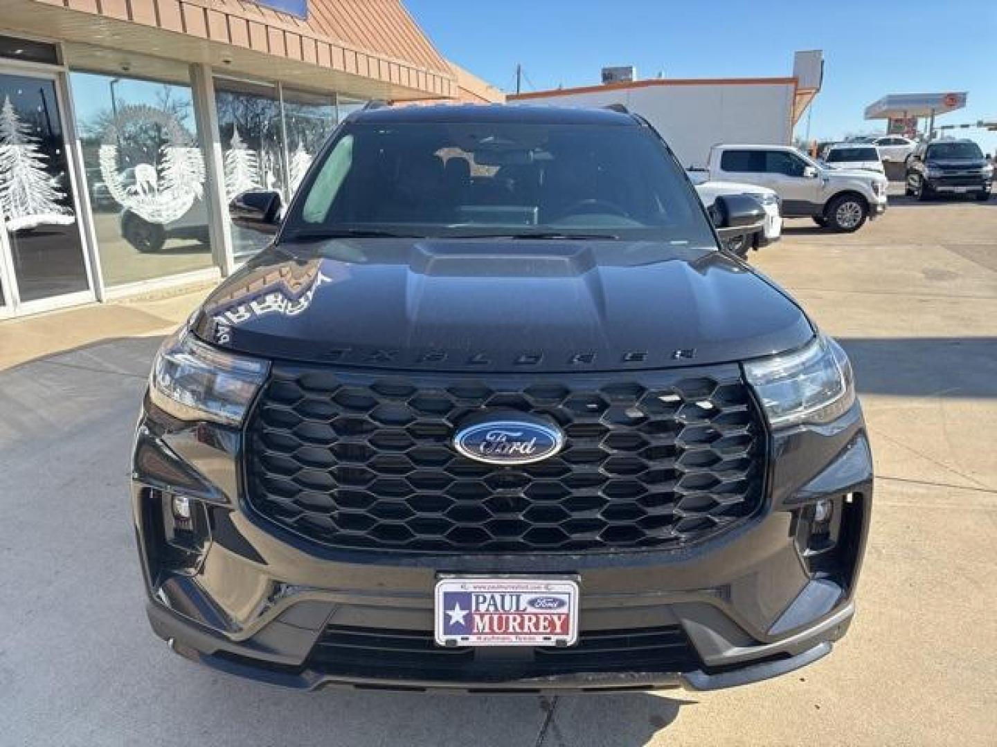 2025 Black Metallic /Onyx Ford Explorer ST-Line (1FMUK7KH6SG) with an 2.3L EcoBoost I-4 engine, Automatic transmission, located at 1105 E Mulberry, Kaufman, TX, 75142, (972) 962-2151, 32.589550, -96.300926 - Agate Black Metallic 2025 Ford Explorer 4D Sport Utility ST-Line RWD 10-Speed Automatic 2.3L EcoBoost I-4<br><br>20/29 City/Highway MPG<br><br><br>Please call Paul Murrey Ford Inc. In Kaufman Texas A Family Dealership Since 1952 Serving the Dallas Fort Worth and East Texas areas for over 70 years. P - Photo#7