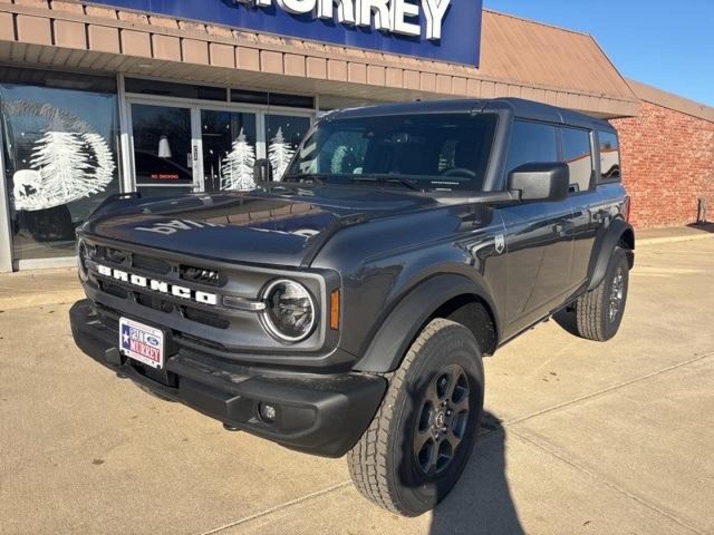 2024 Gray Metallic /Dark Gray W/Black Onyx Ford Bronco Big Bend (1FMDE7BH2RL) with an 2.3L EcoBoost I-4 engine, Automatic transmission, located at 1105 E Mulberry, Kaufman, TX, 75142, (972) 962-2151, 32.589550, -96.300926 - Carbonized Gray Metallic 2024 Ford Bronco 4D Sport Utility Big Bend 4WD 10-Speed Automatic 2.3L EcoBoost I-4<br><br><br>Please call Paul Murrey Ford Inc. In Kaufman Texas A Family Dealership Since 1952 Serving the Dallas Fort Worth and East Texas areas for over 70 years. Please call 972-962-2151 www - Photo#1
